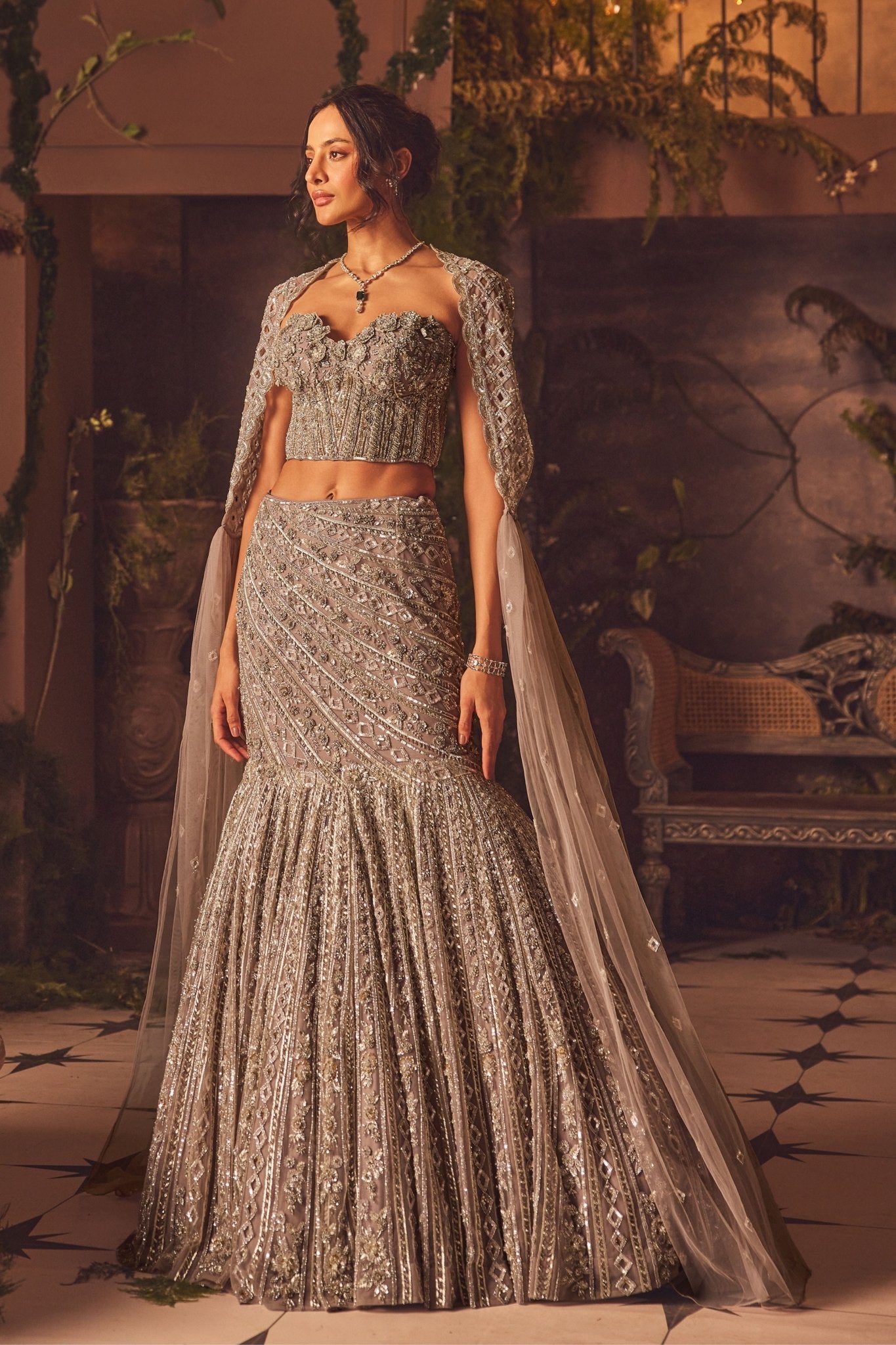 Elliora Lehenga Set - Roqa - Elahe