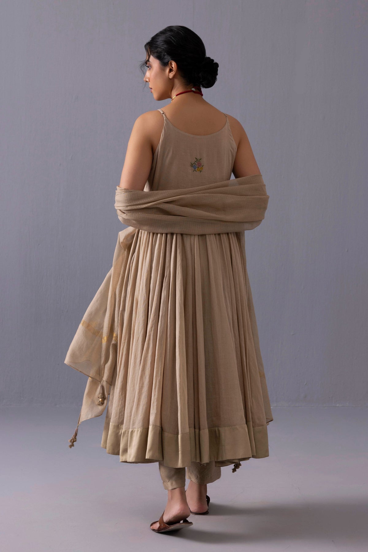 Mira Beige Kurta Set