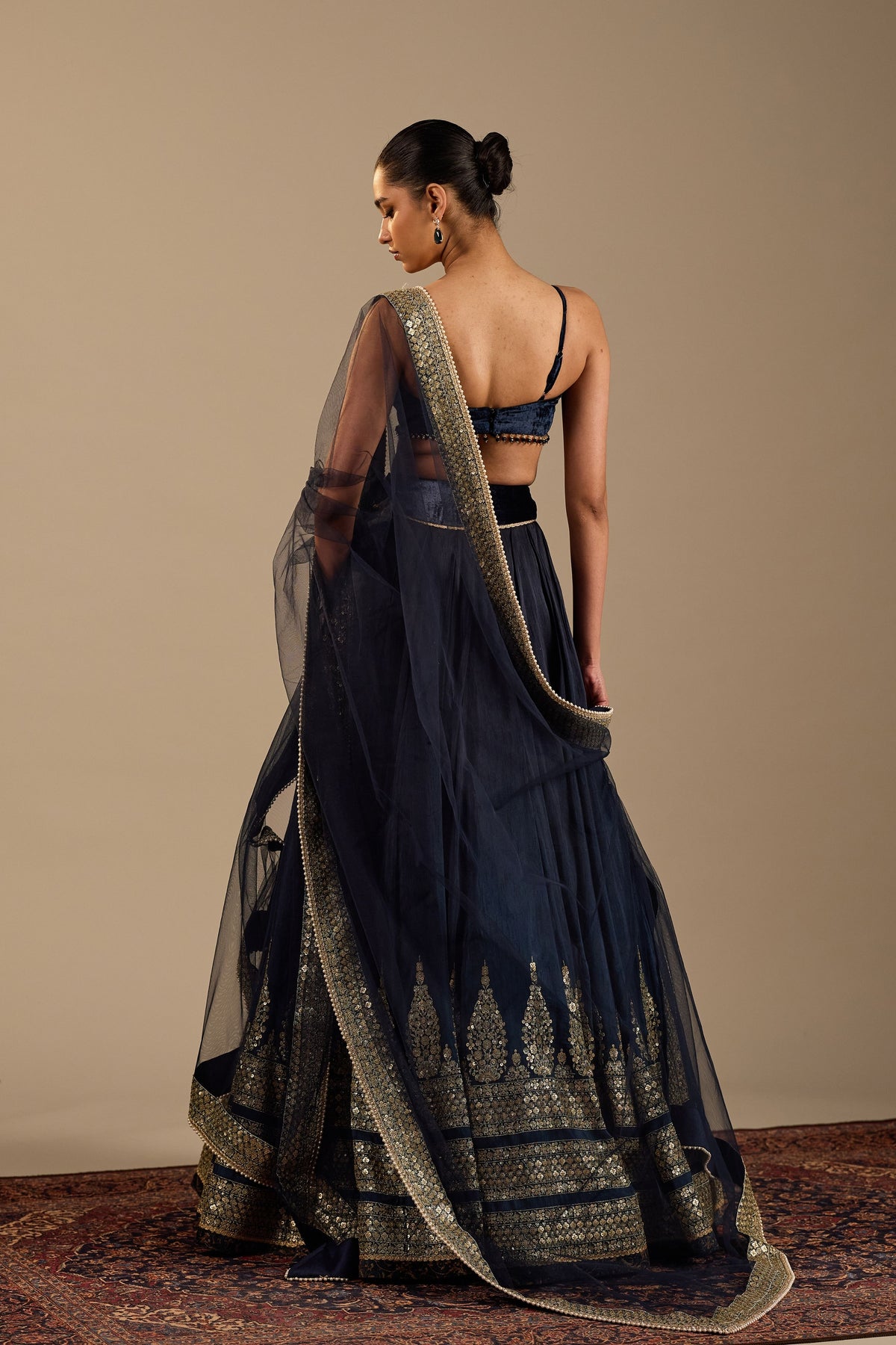 Nero Lehenga Set