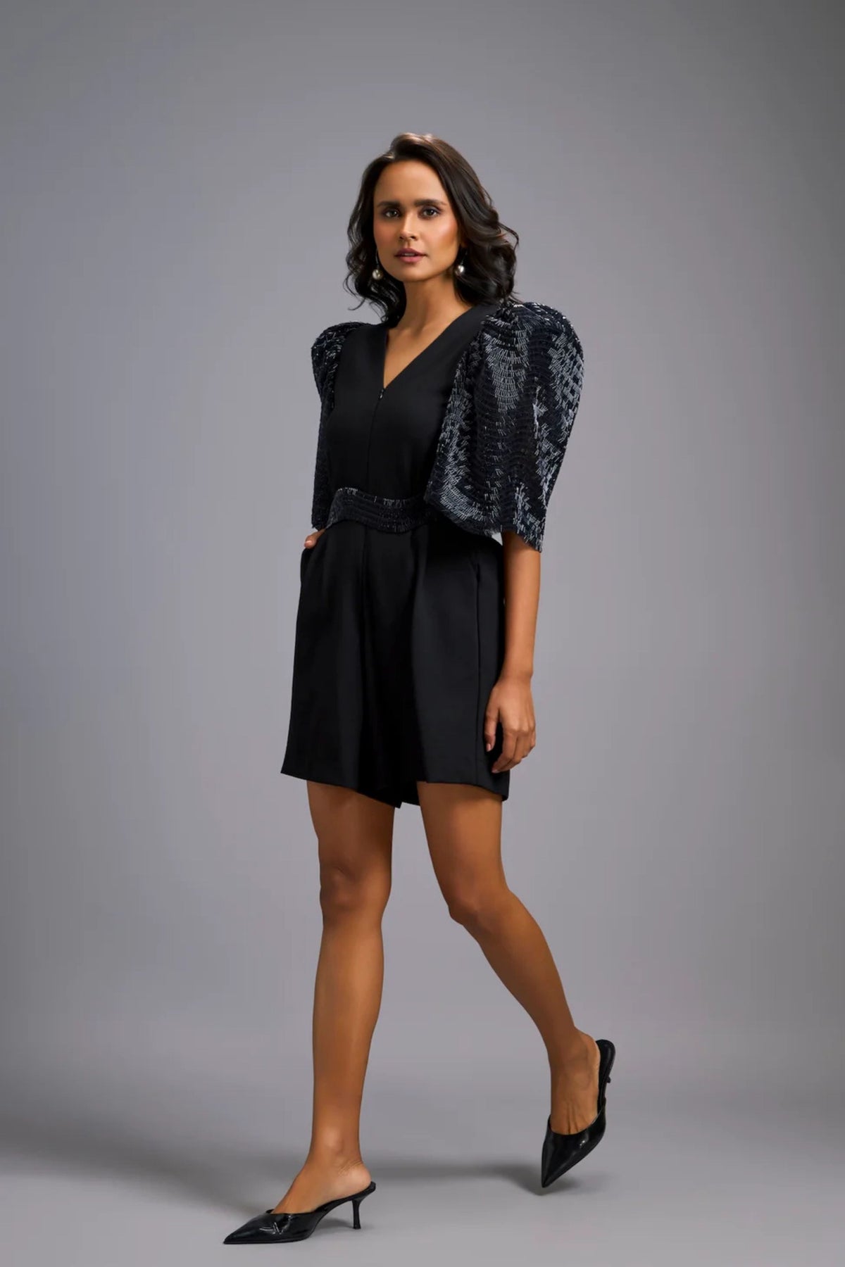 Playsuit Black Dress