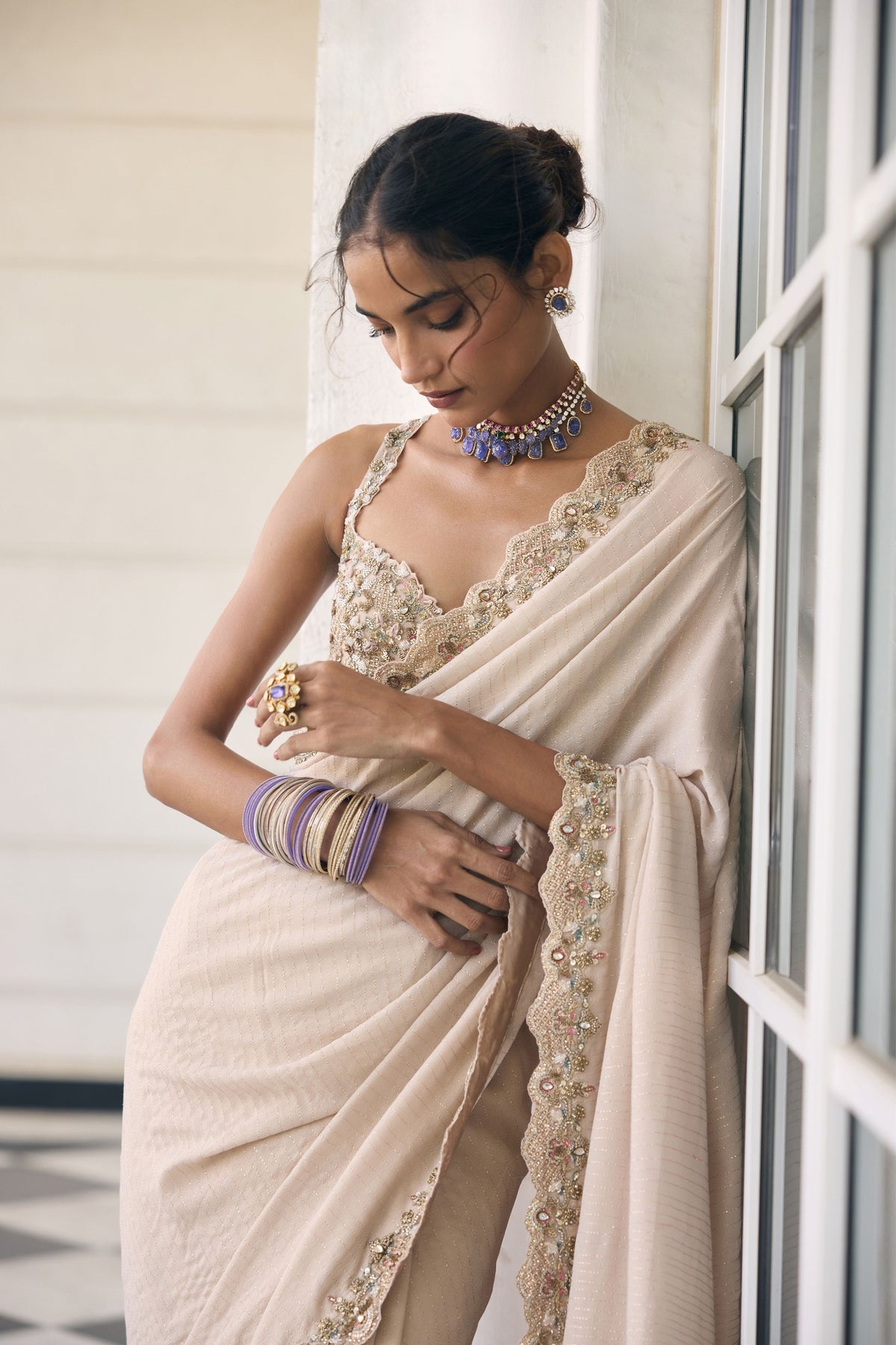 Garbera Saree Set
