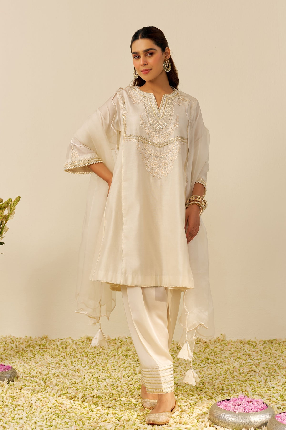 Aiza Short Kurta With Salwar