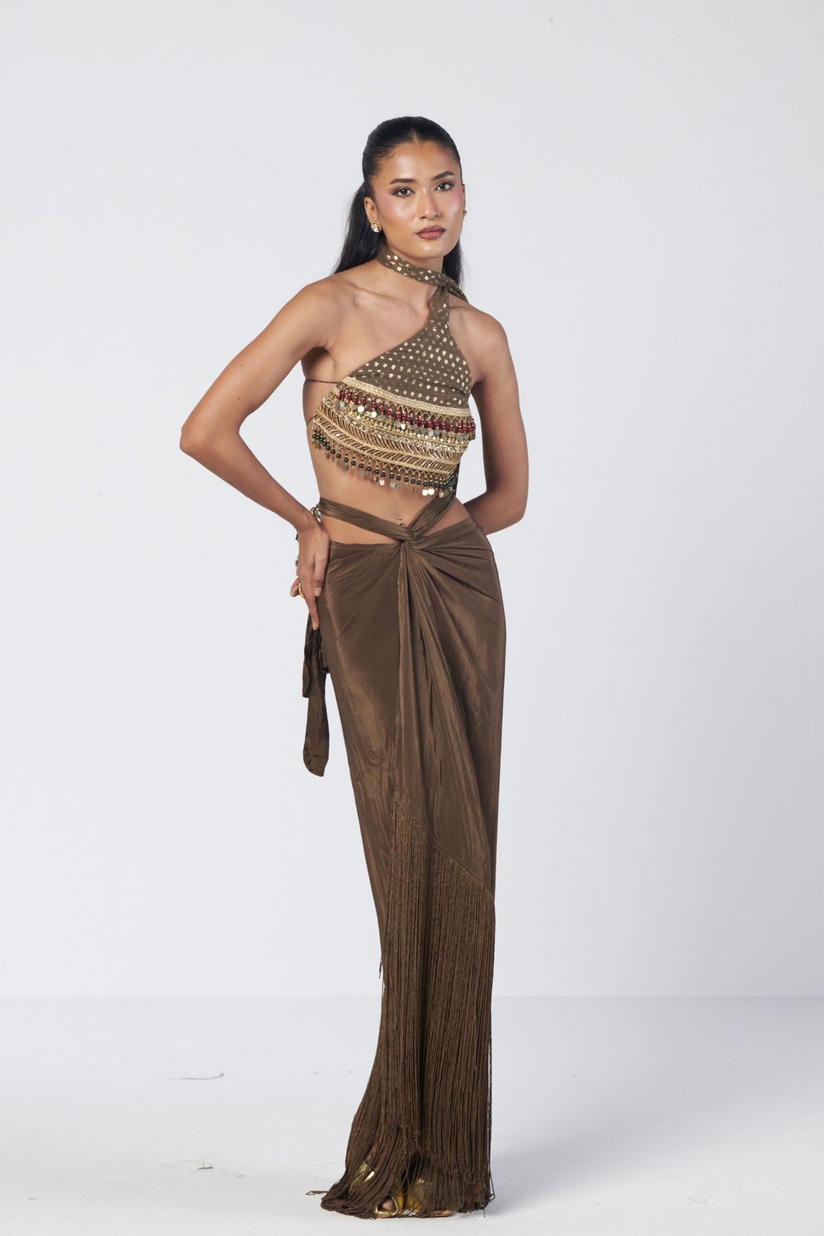 Olive Bebo Skirt Set