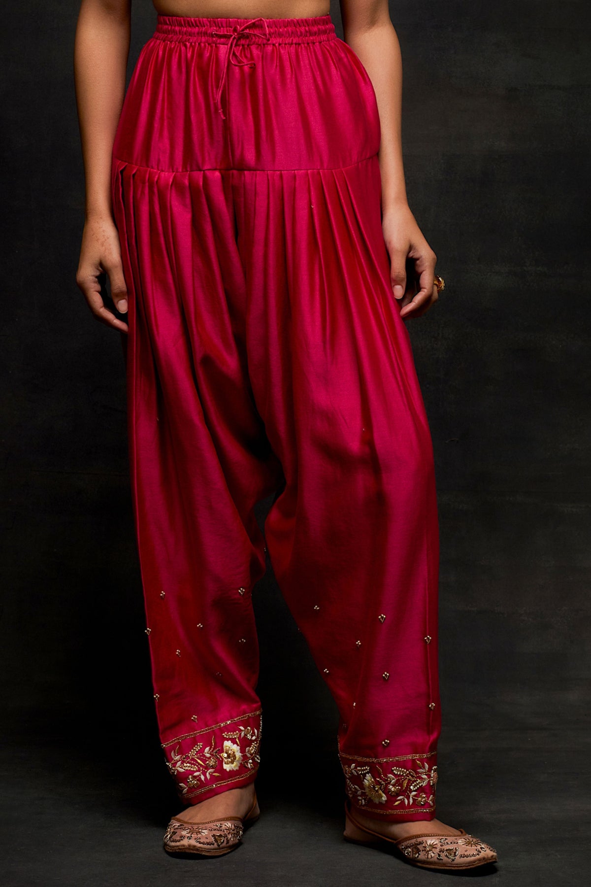 Pink Short Kurta Set