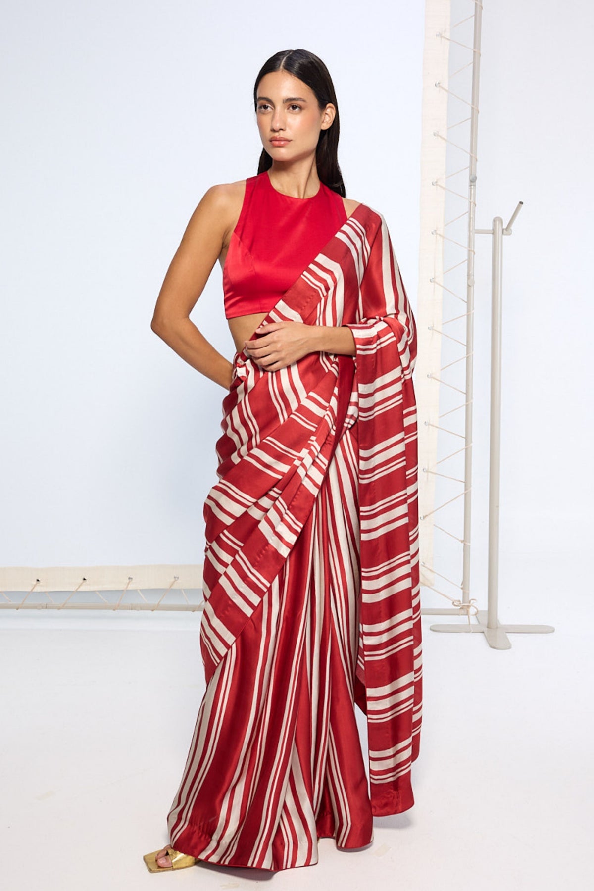 Silk Striped Saree