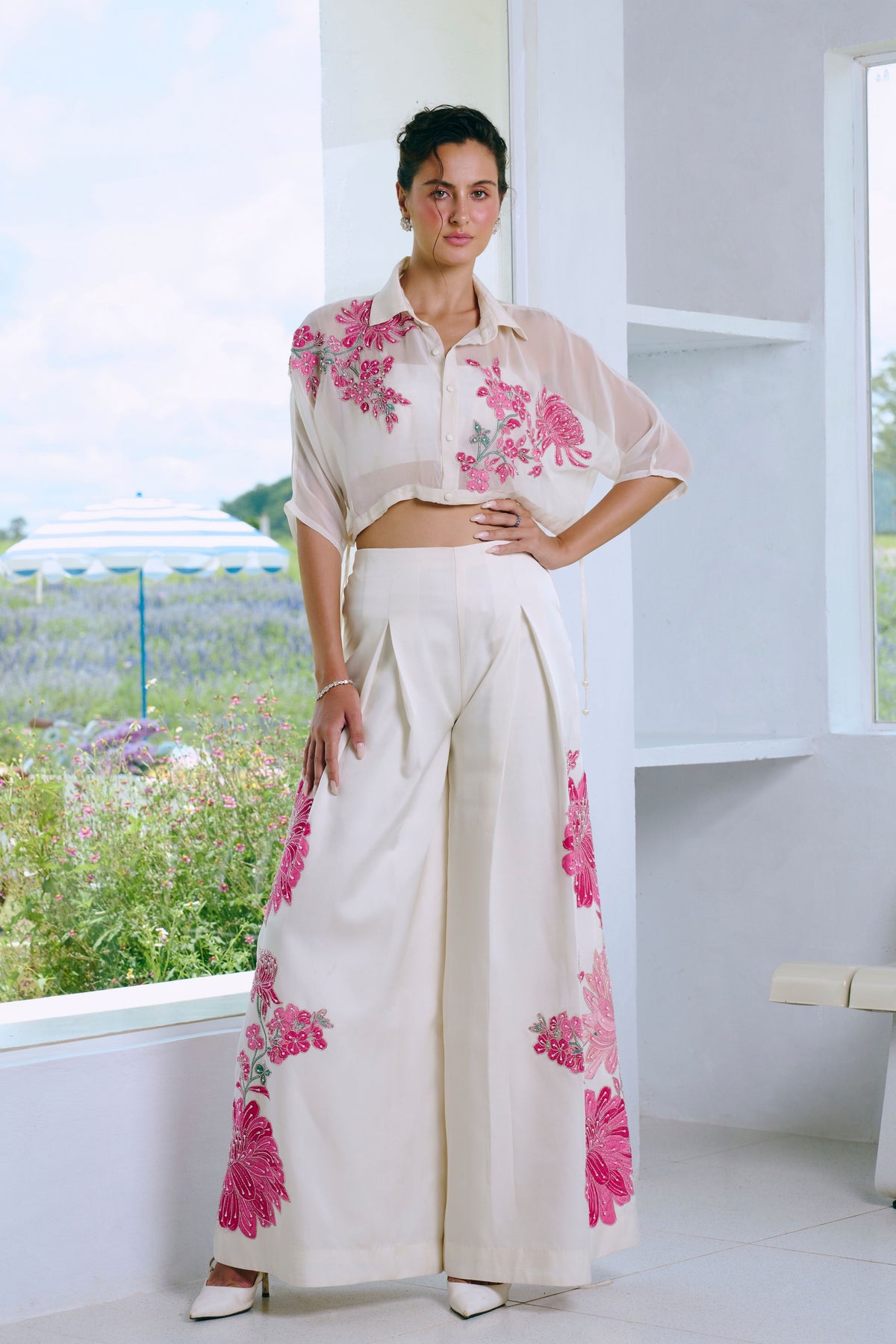 Dallas Crop Top With Pants