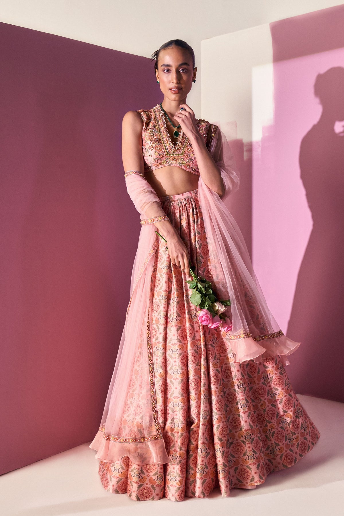 Lail Light Pink Lehenga Set