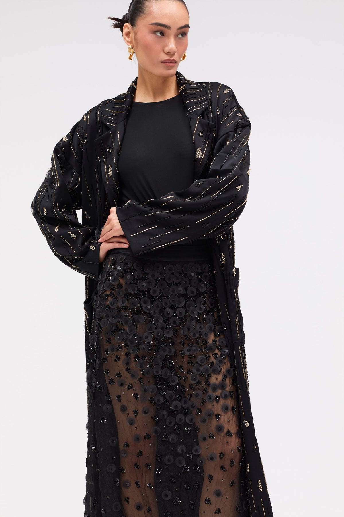 Noire Jacket Set