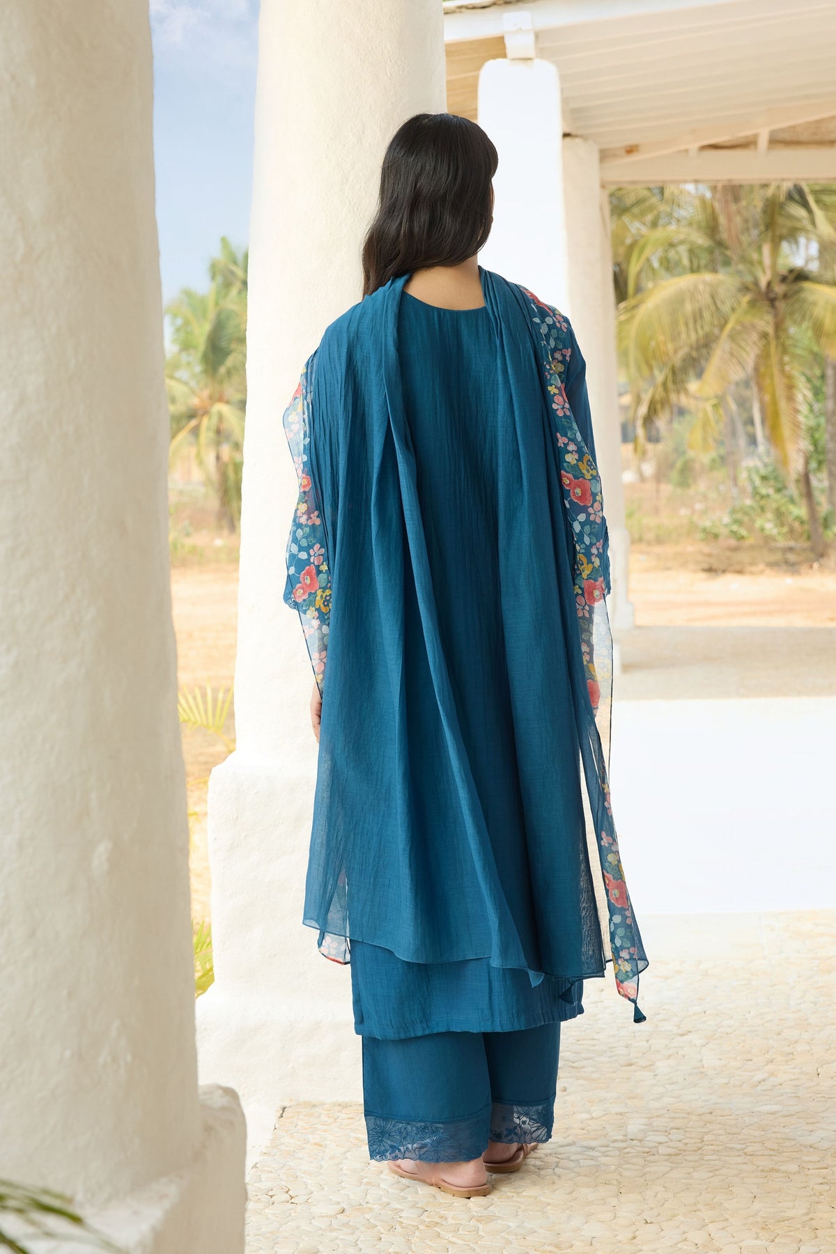 Sapphire Embroidered Kurta Set