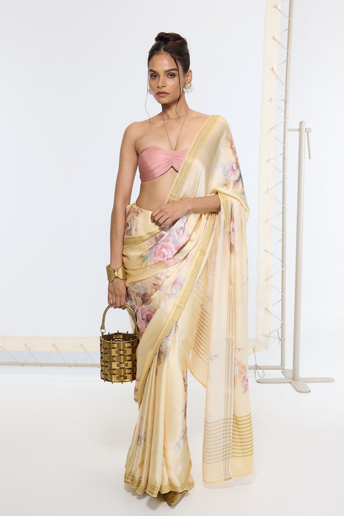Handwoven Biscotti Printed Saree