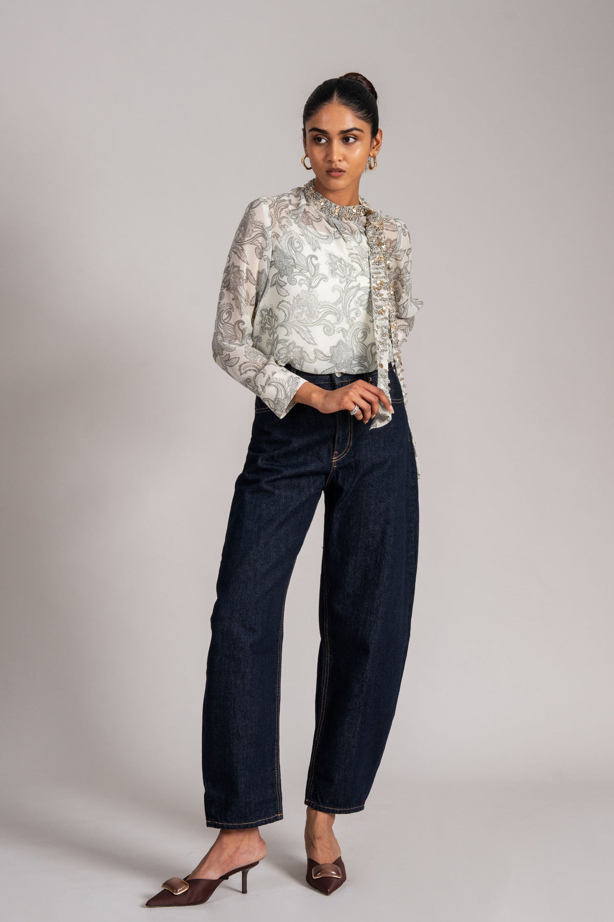 Cosmi Dust Neck Tie Top