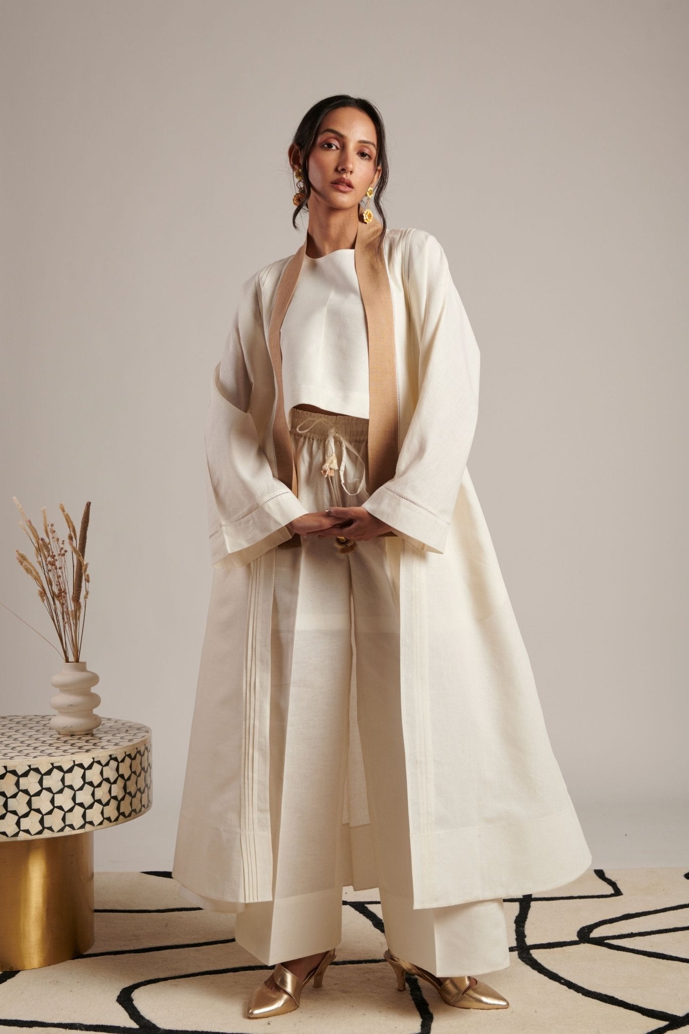 Pearl Naina Overlay Set - Moh India - Elahe