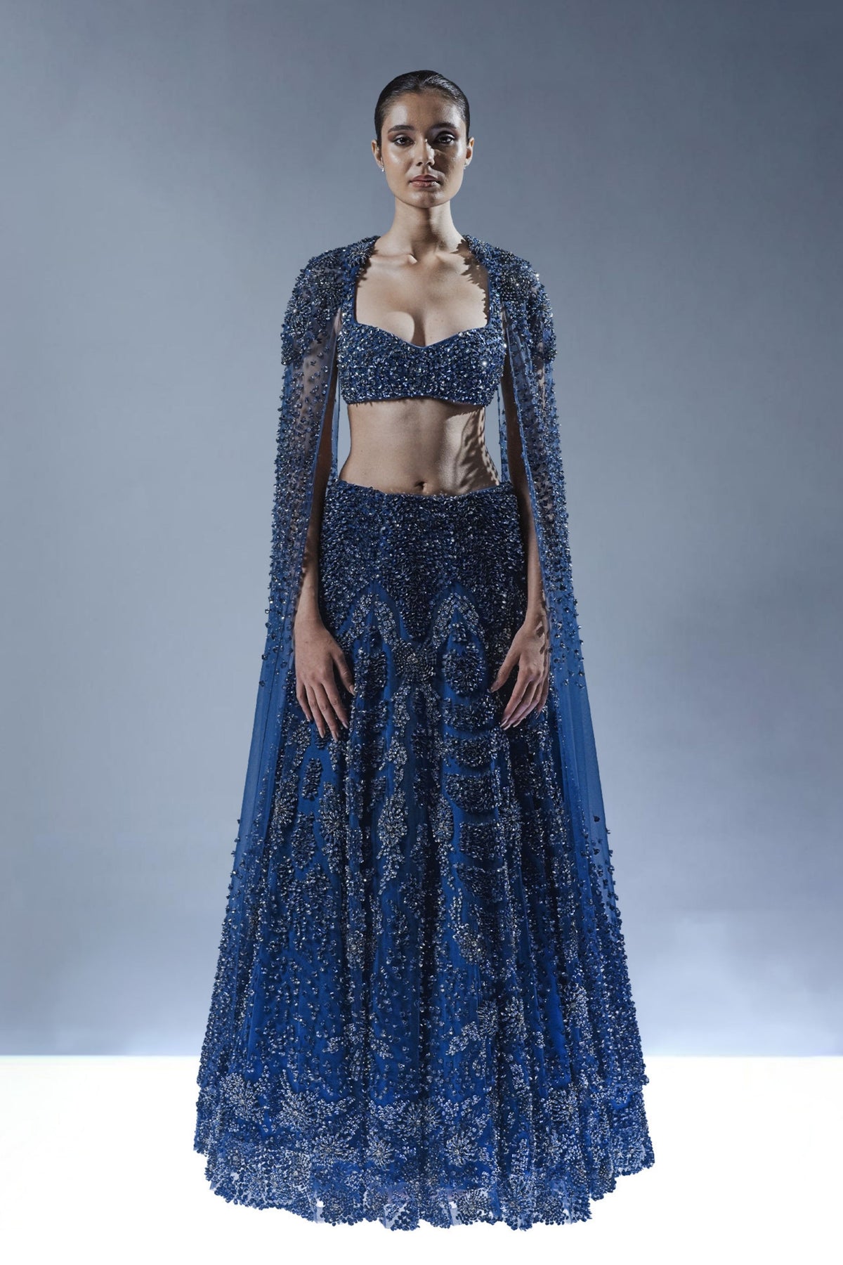 Abyssal Bloom Lehenga Set
