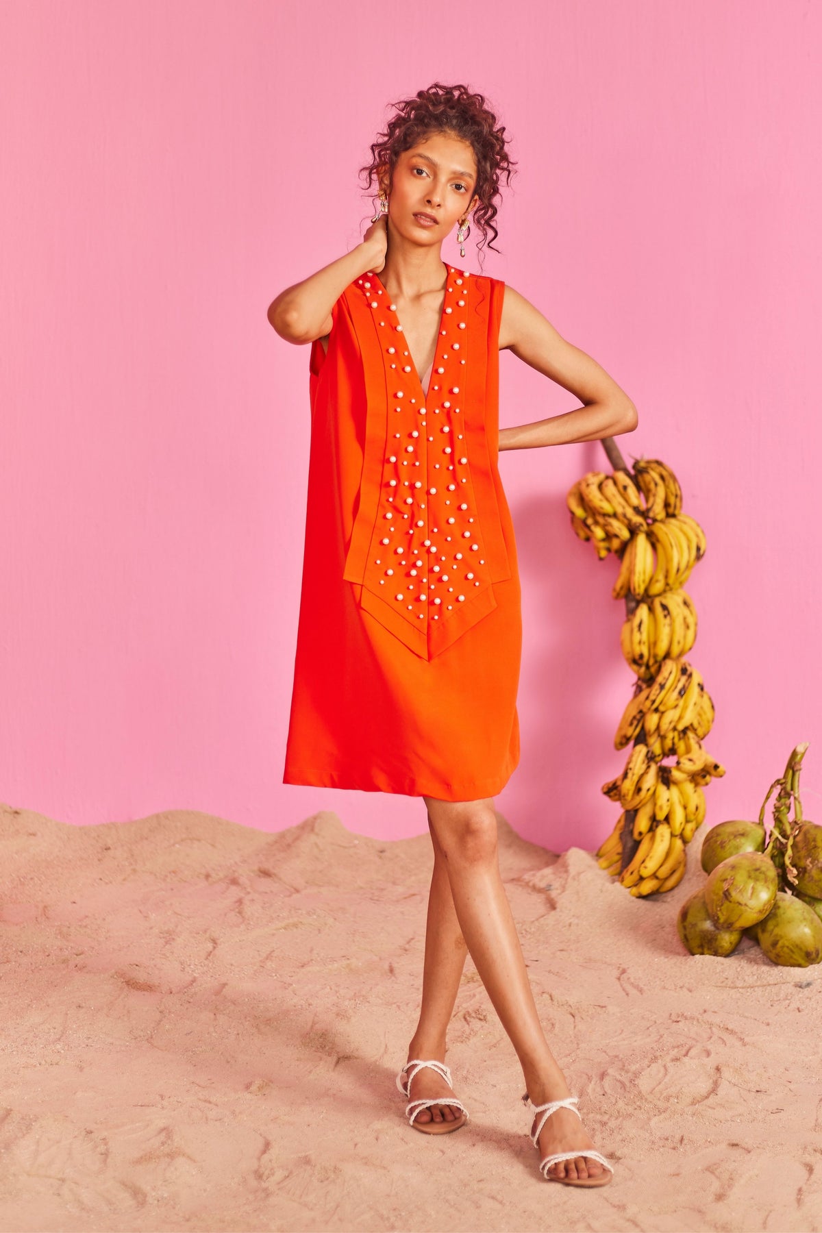 Ellora Dress in Red
