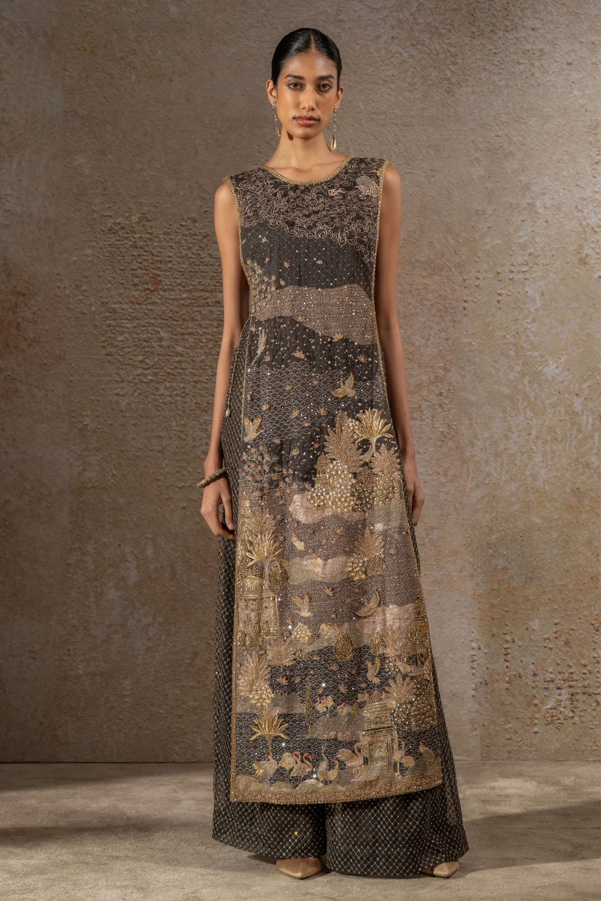 Embellished Pichwai Jumpsuit