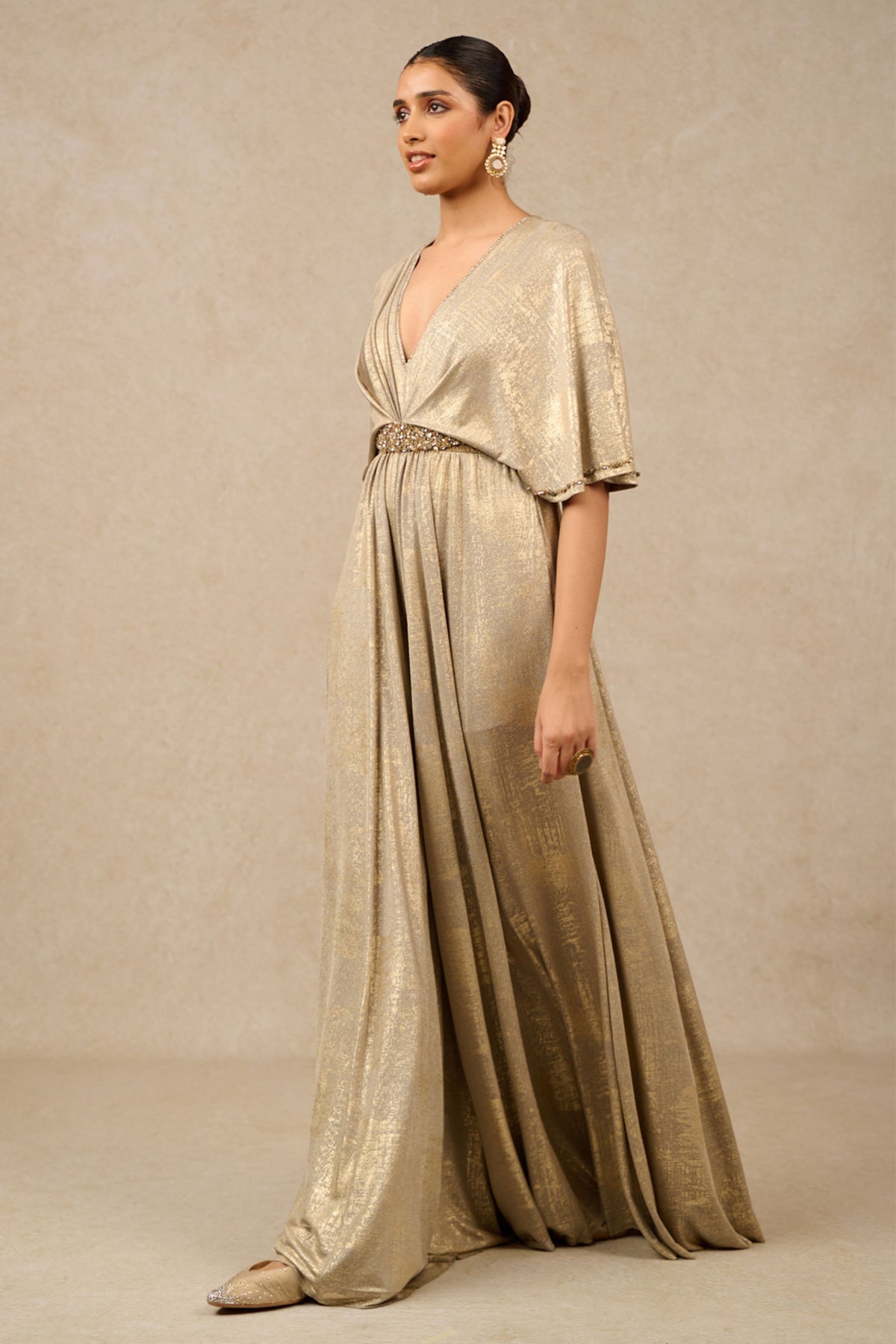 Oyster Flared Jumpsuit