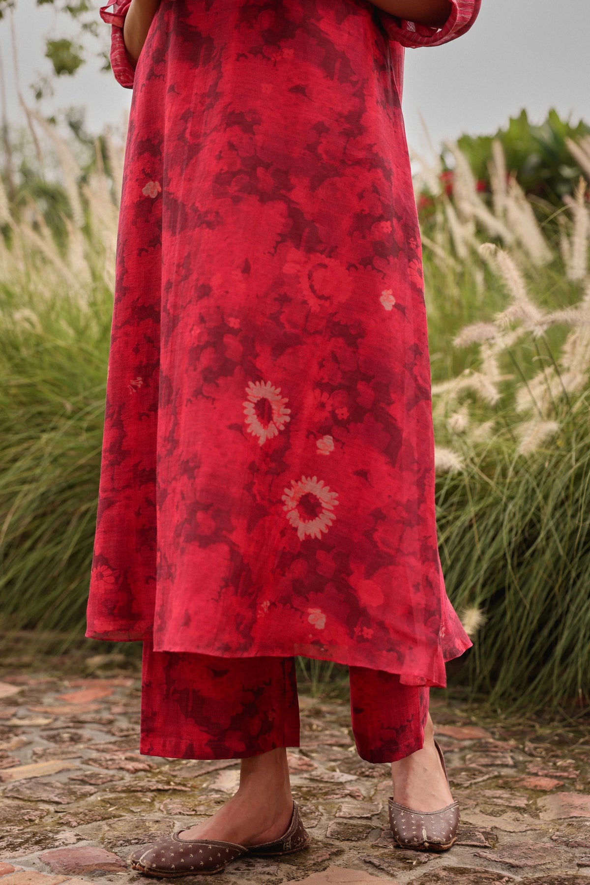 Rosewood Bloom Tunic Set