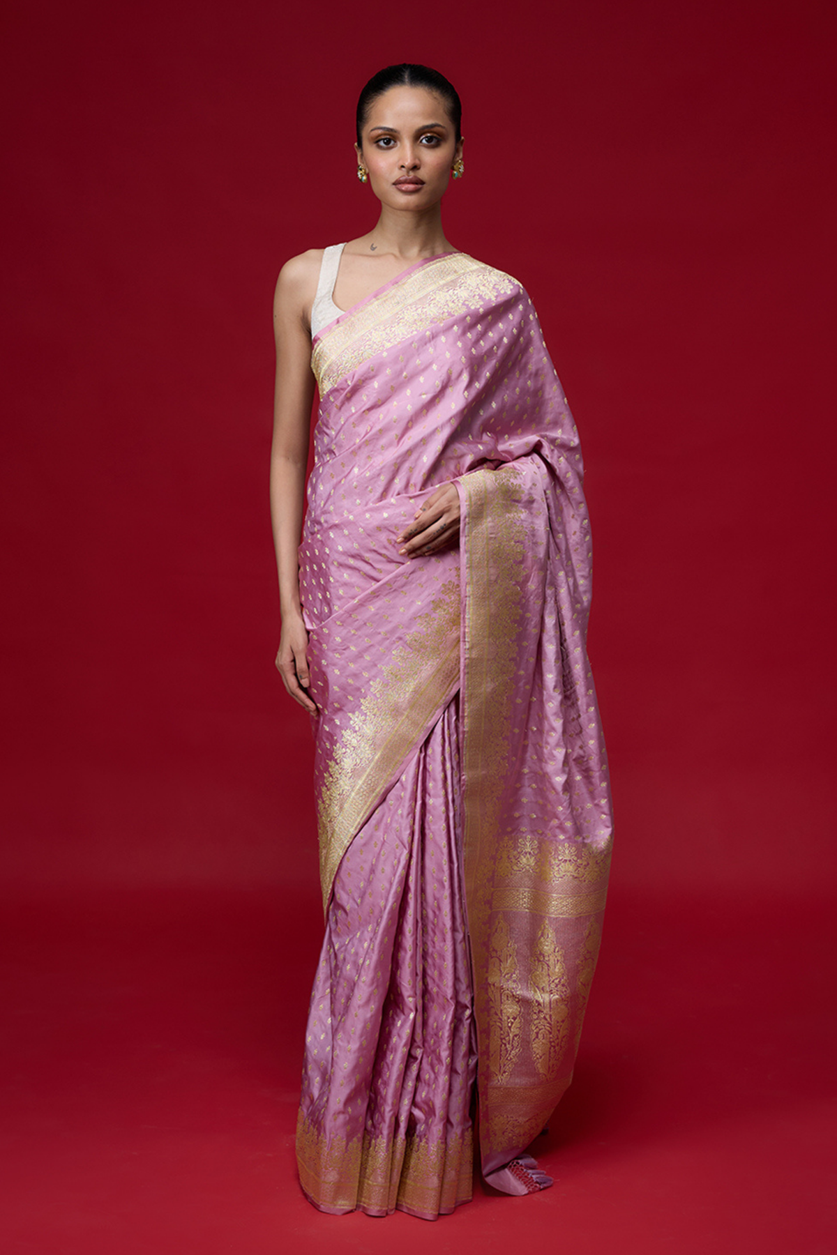 The Fuchsia Flirt Saree