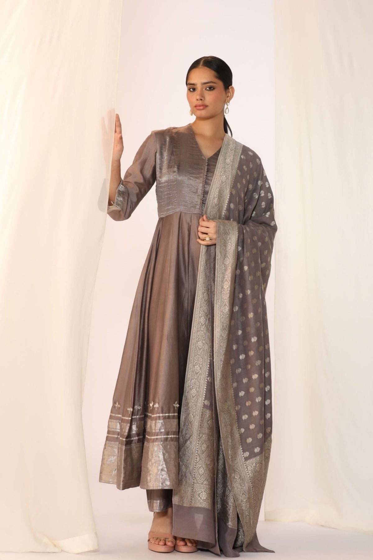 Dove Grey Kurta Set