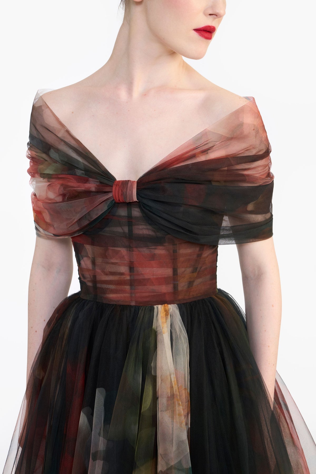 Sculpted Draped Midi