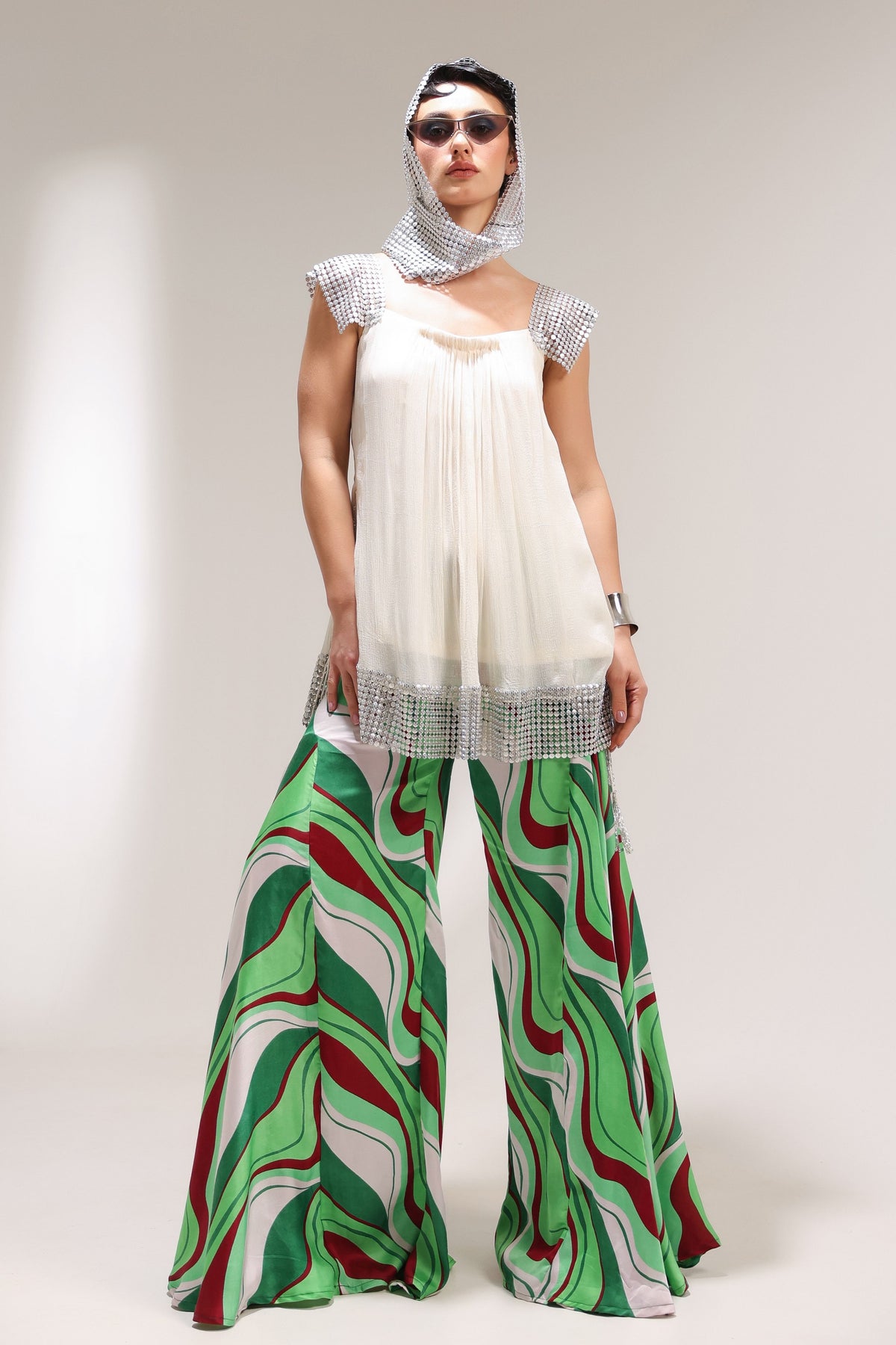 Beverly Hills Crème Tunic Set