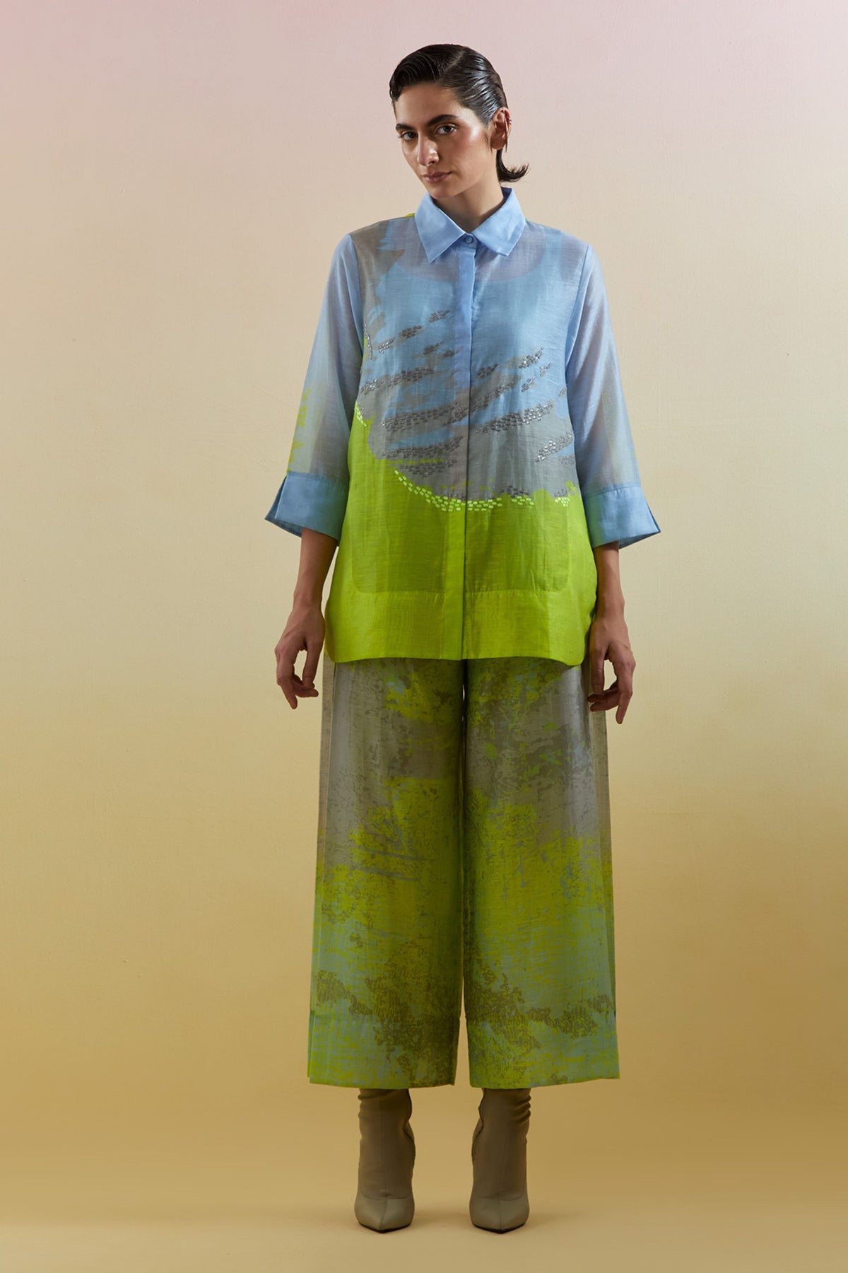 Gliss Blue Co-ord Set