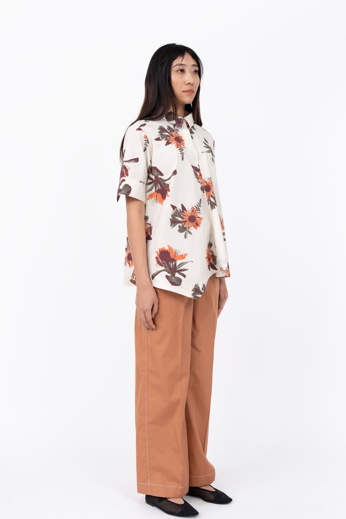 Bouquet Print Slide Top