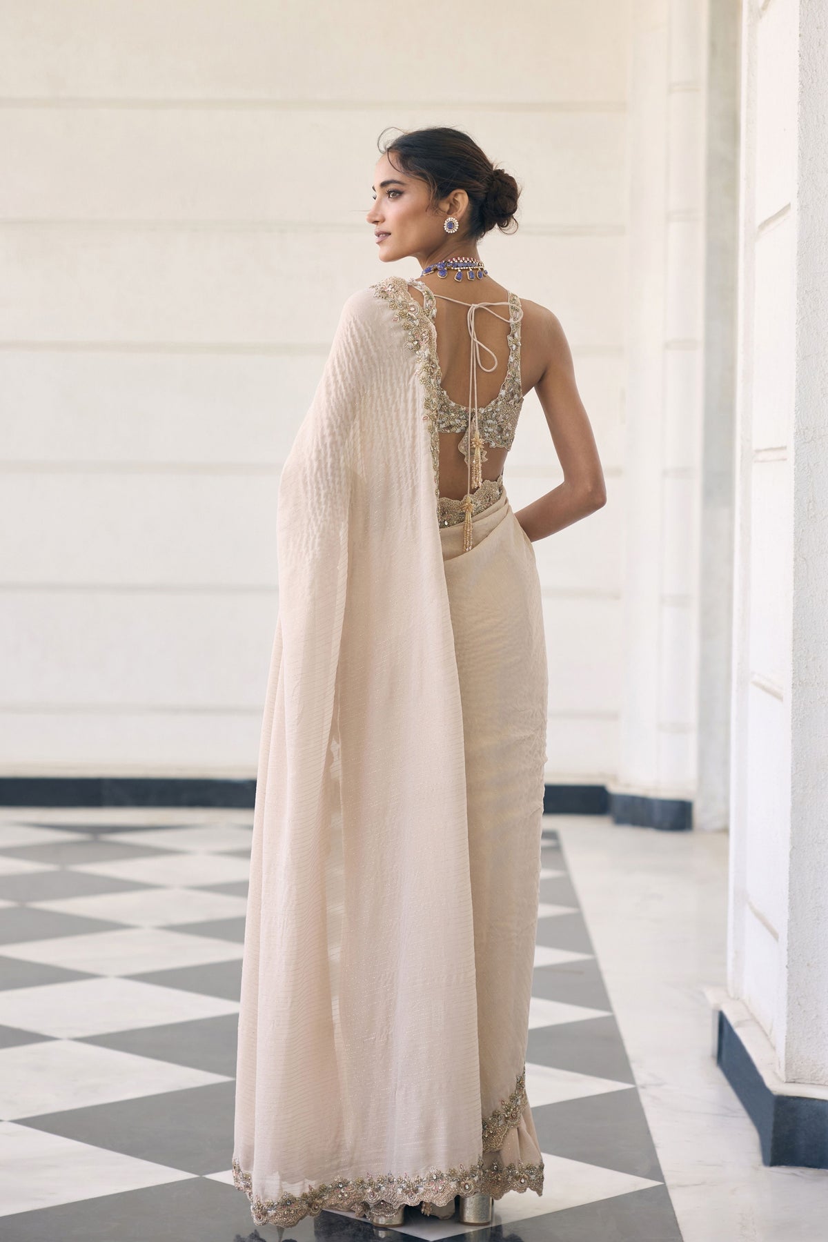 Garbera Saree Set