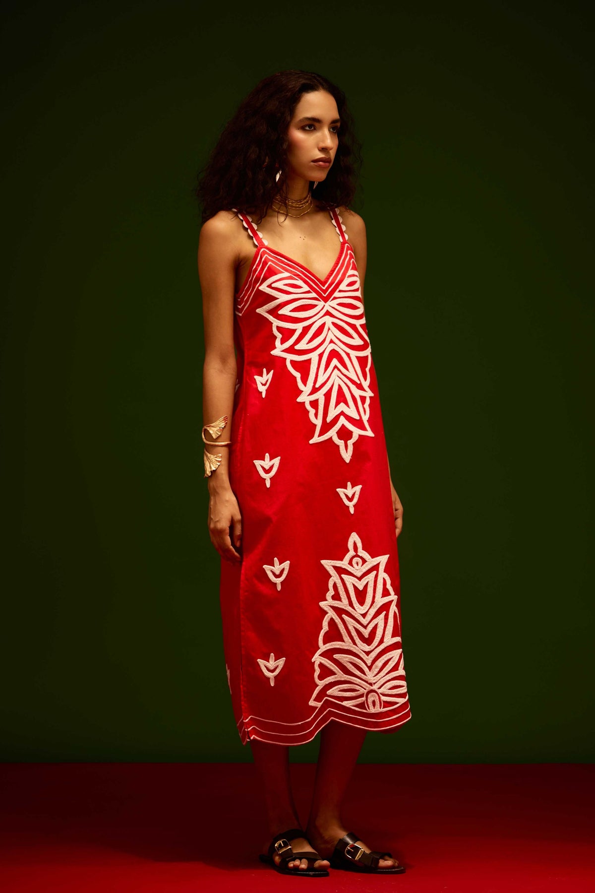 Scarlet Strappy Dress