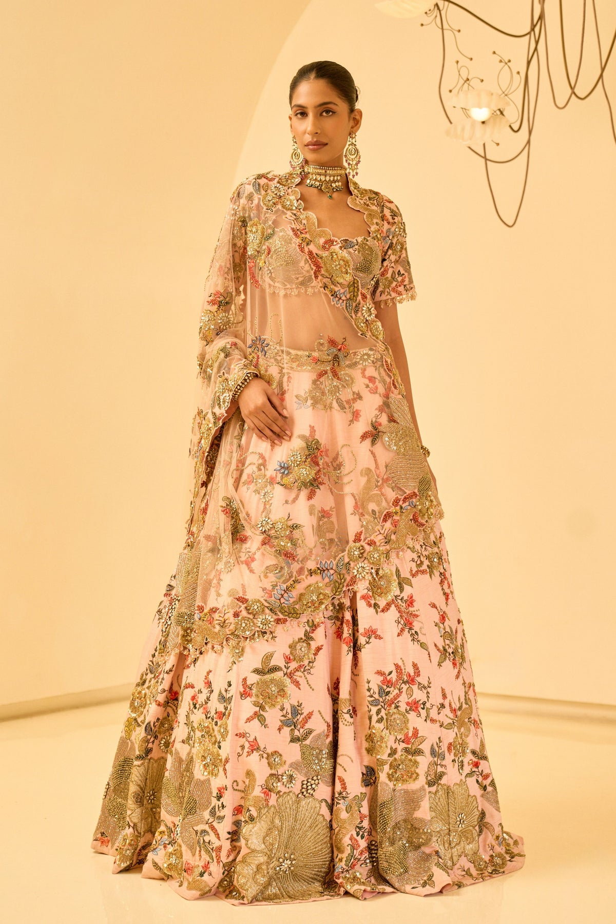 Blush Bridal Lehenga Set