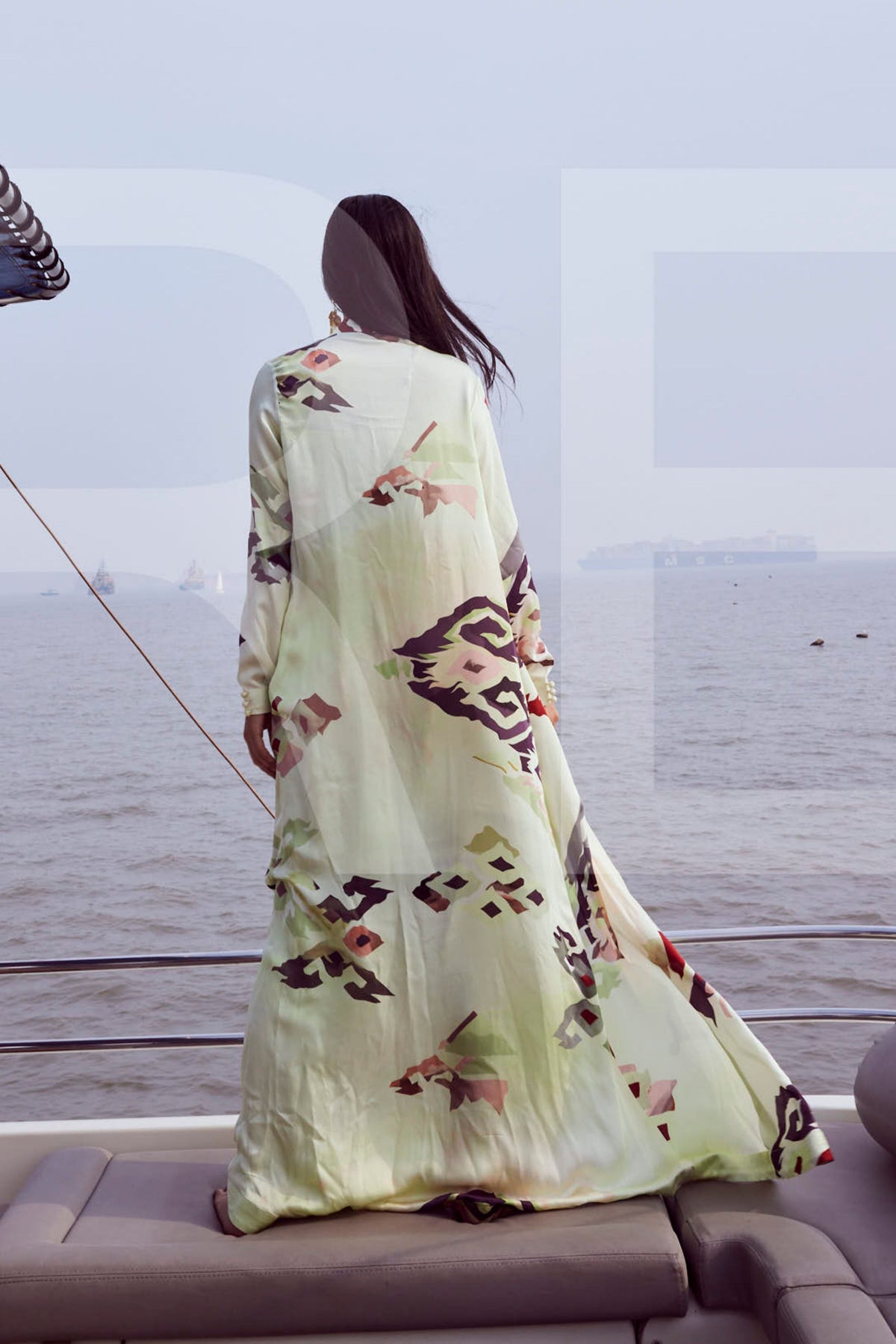 Patola Printed Cape Set