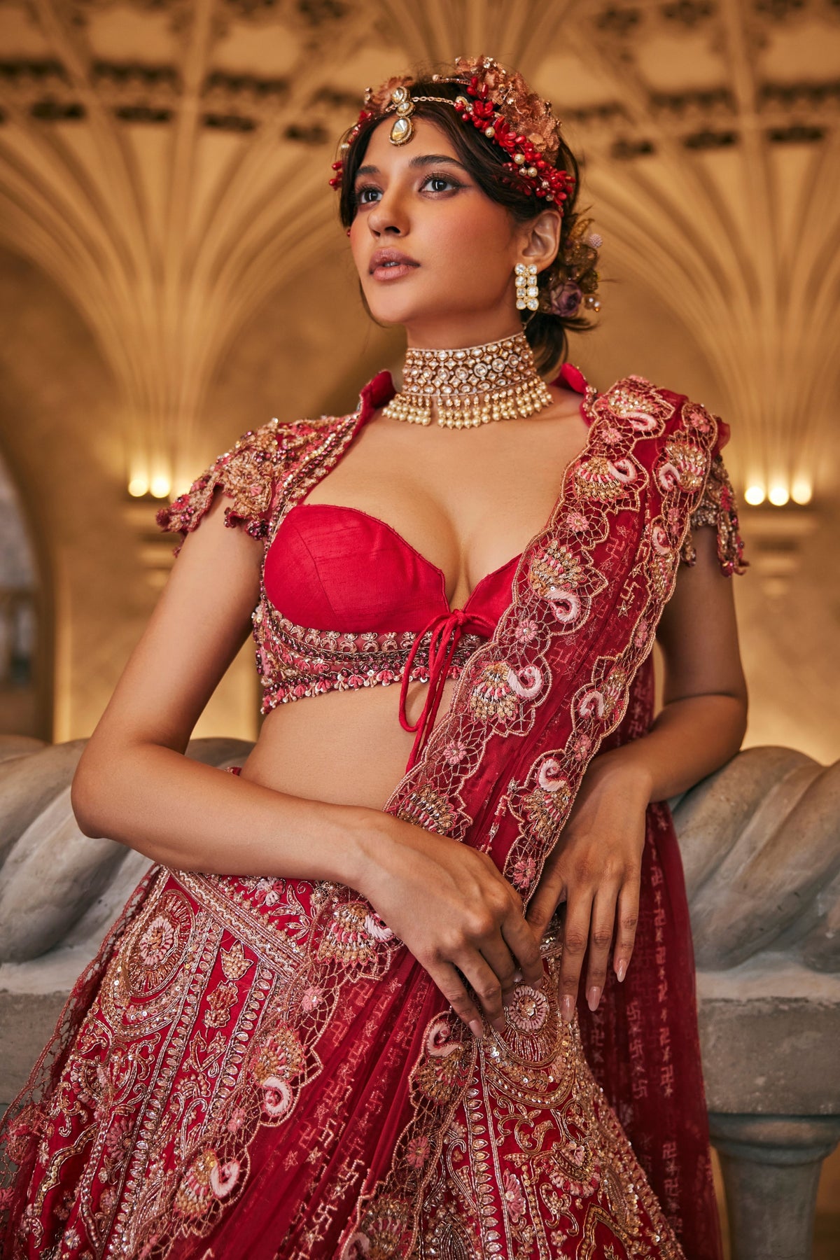 Swans Siam Lehenga Set