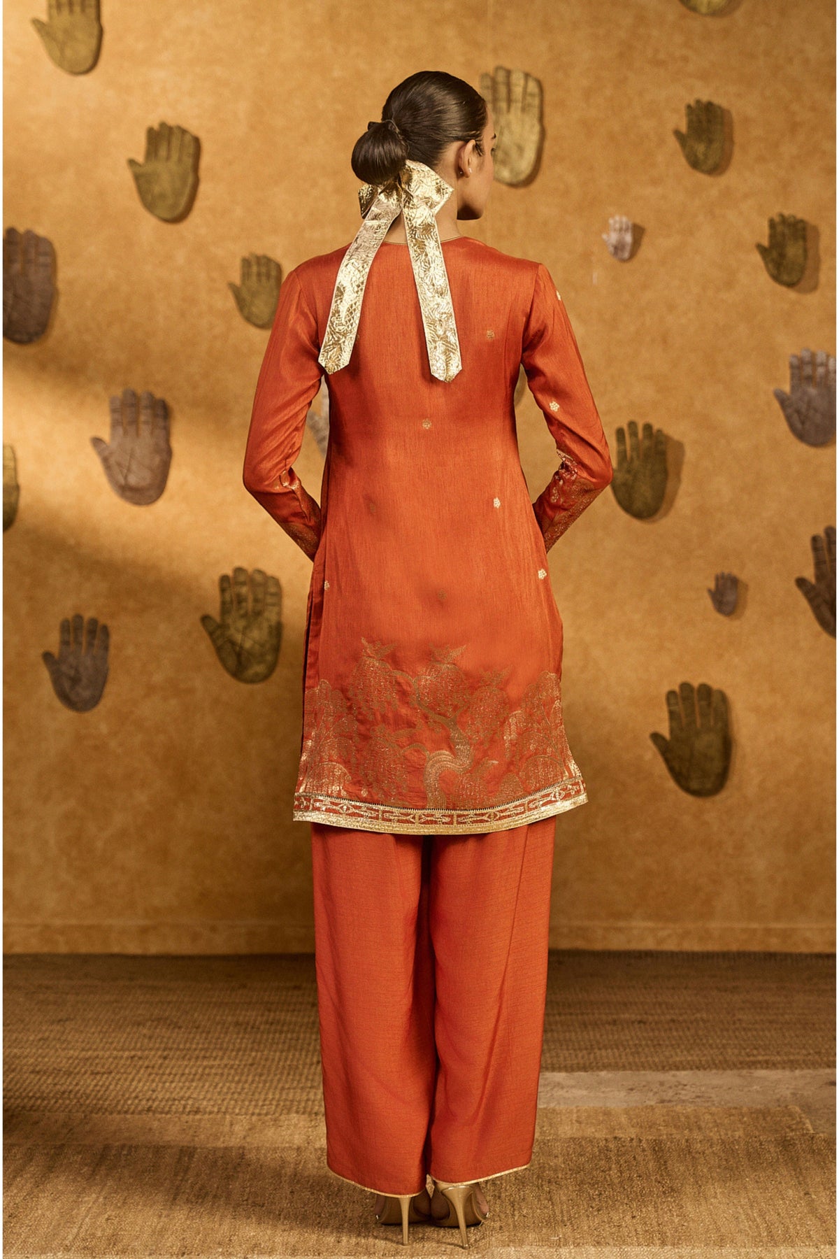 Rust Zen Kurta Set