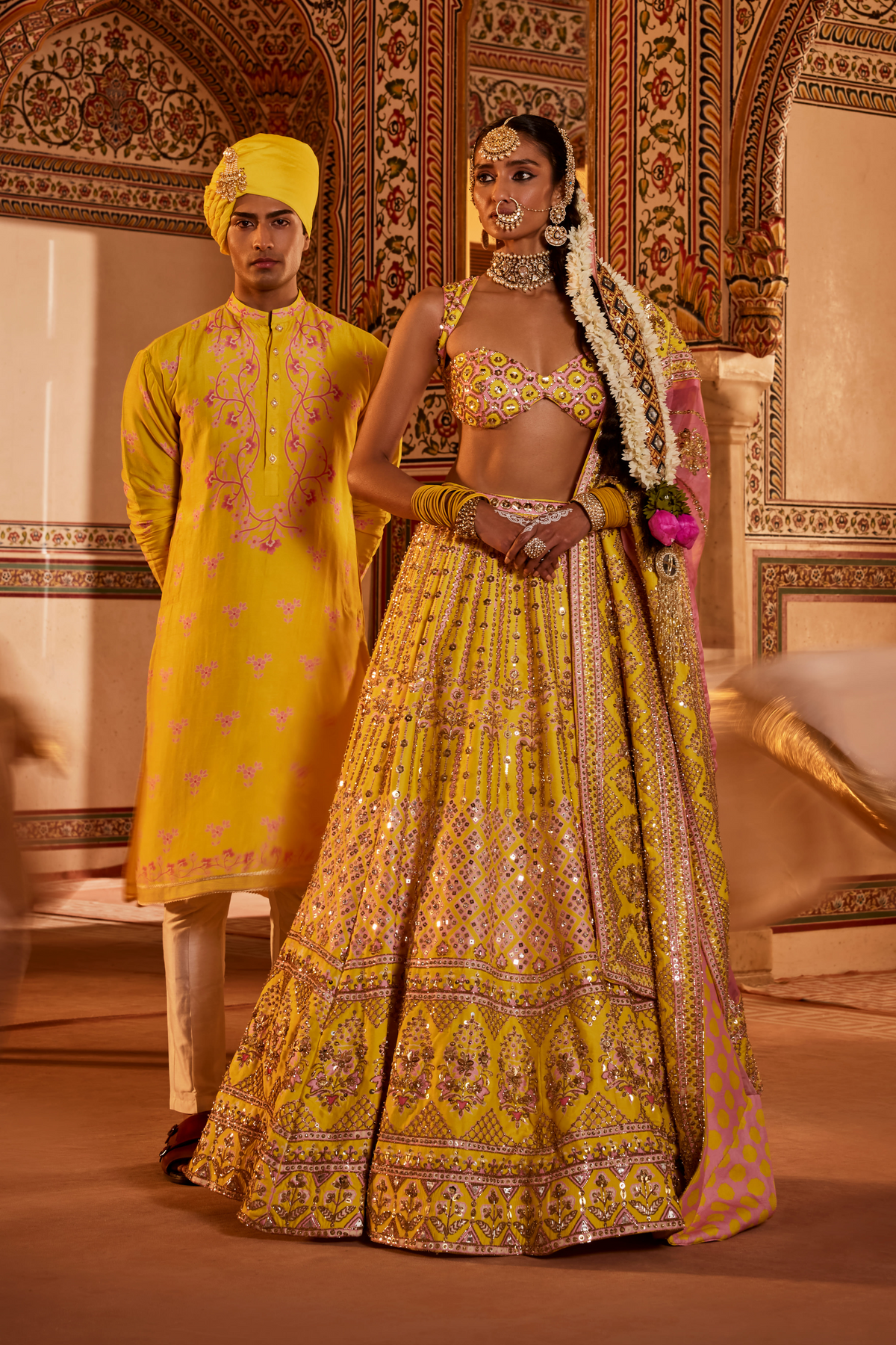 Yellow Lehenga Set