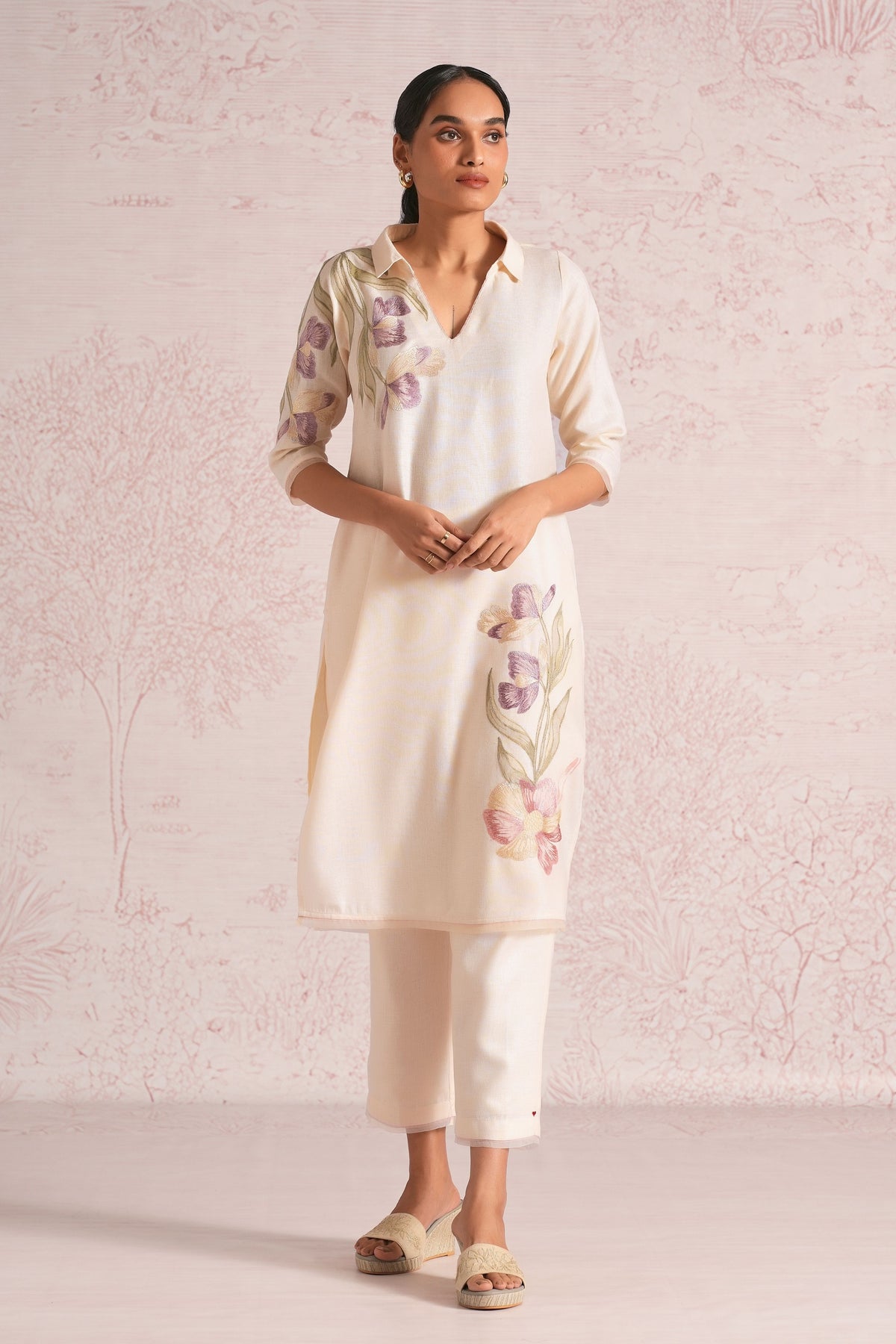 Painted Parchment Kurta Set
