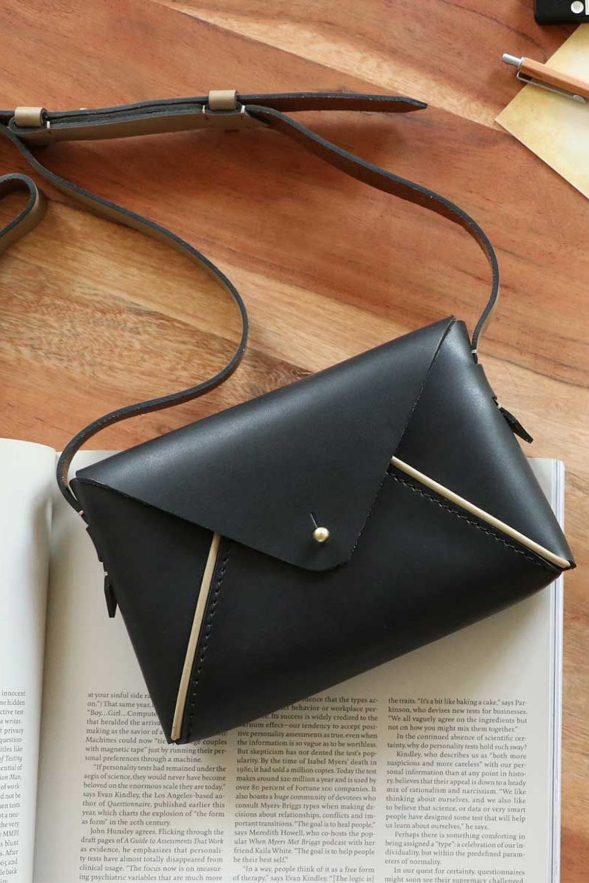 Black Envelope Sling