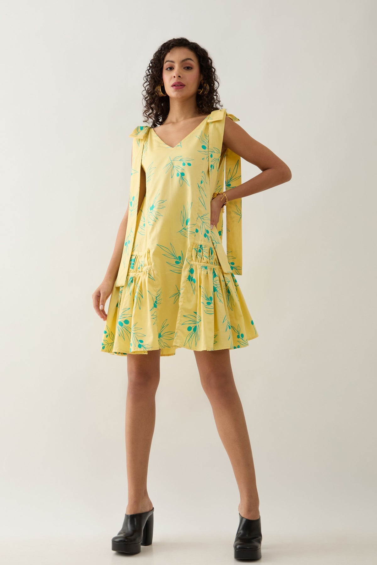 Lemon Nubra Dress
