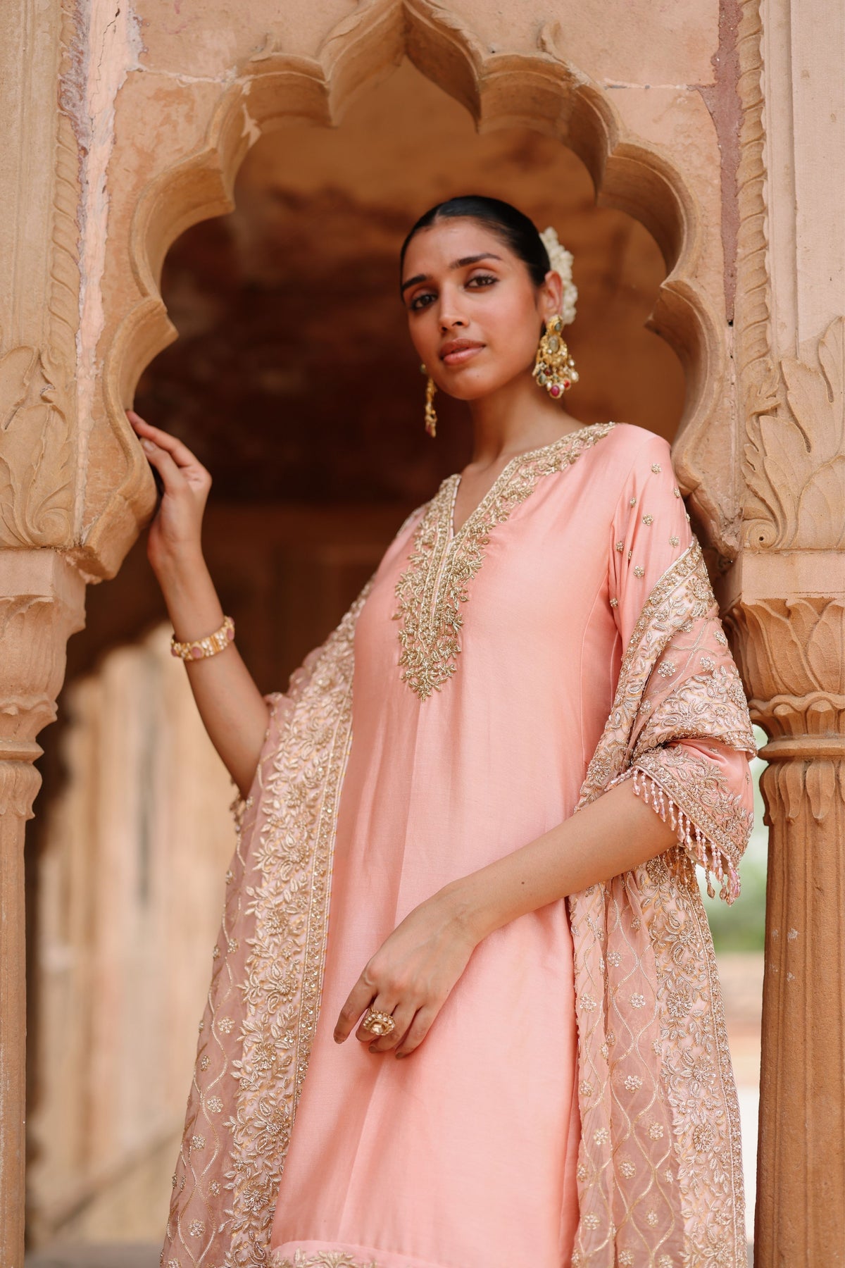 Maham Pink Short Kurta Set