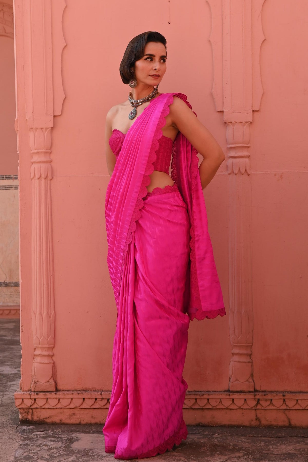 Jalwa Tanchoi Handloom Sari