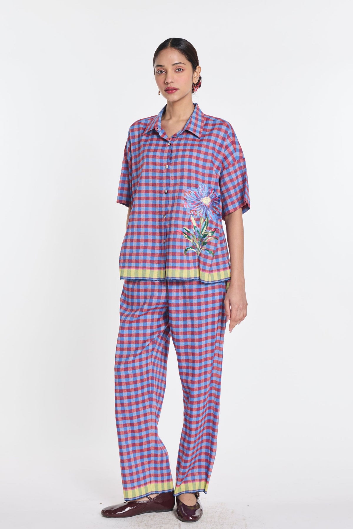Daffodils Mauve Shirt
