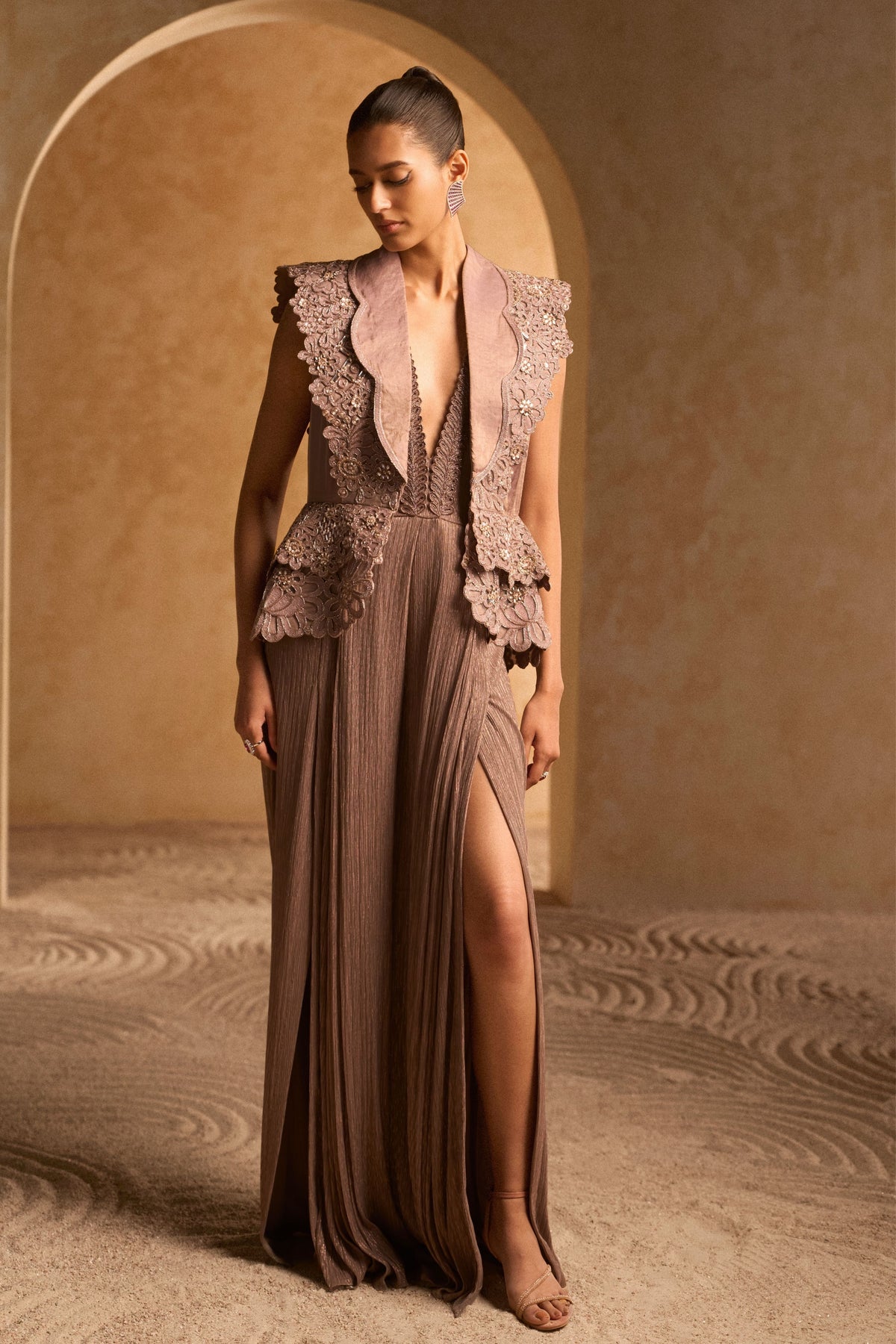 Charm Signature Cutwork Jacket Set