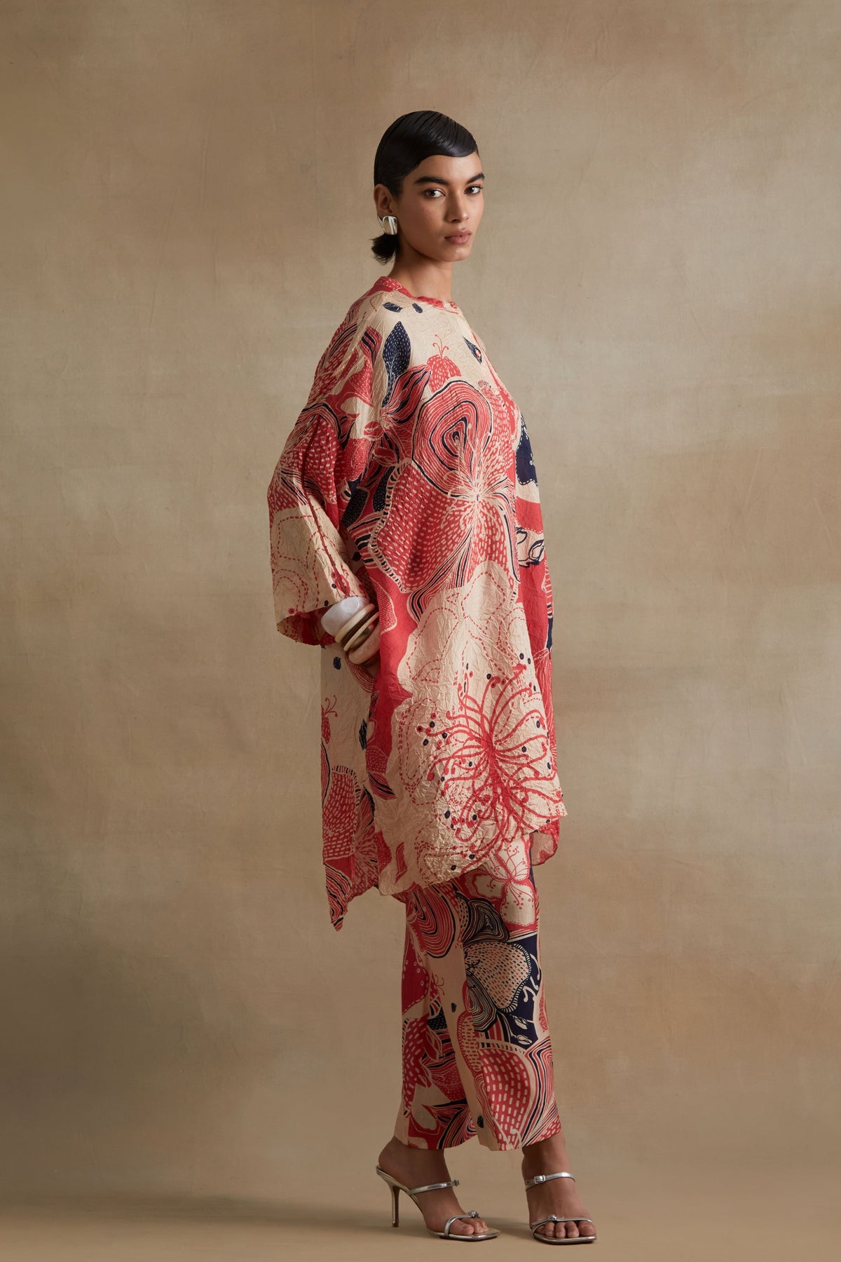Tomato Handcrafted Tunic Set