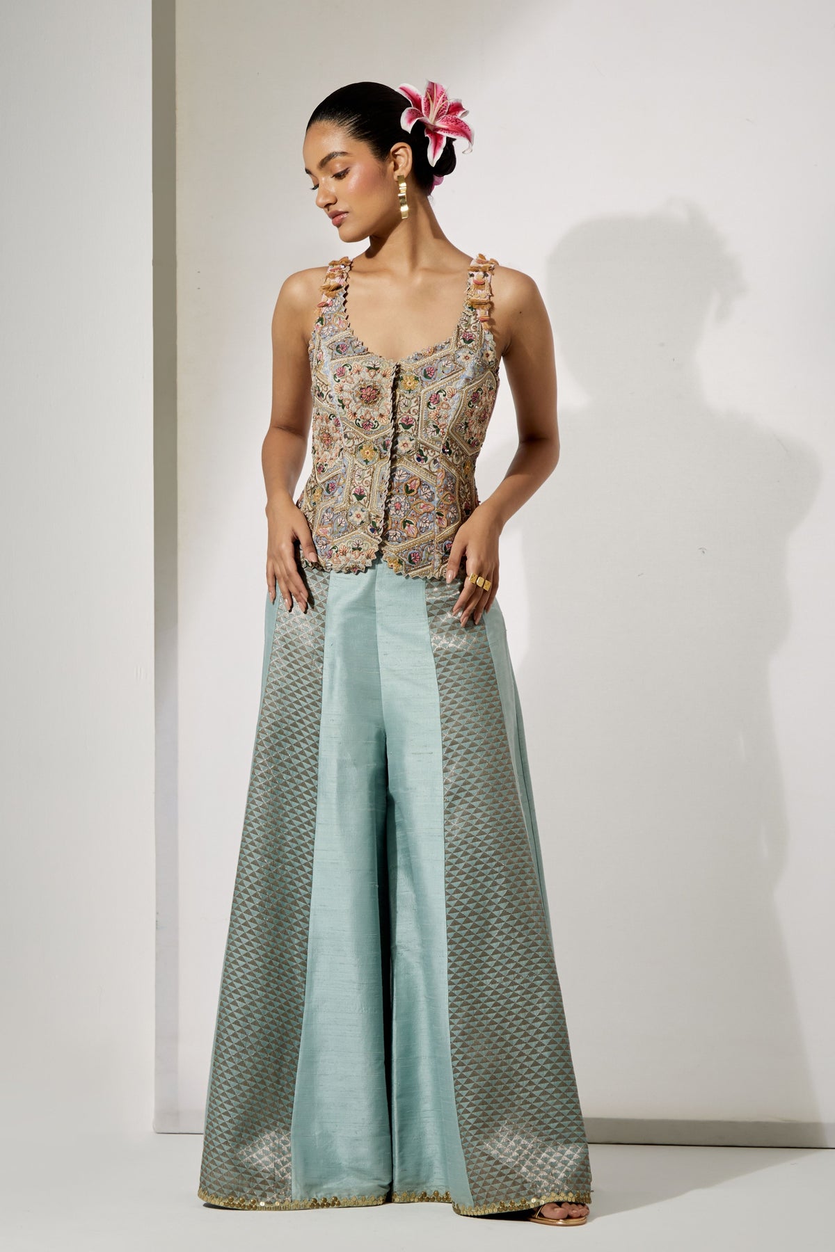 Powder Blue Sharara