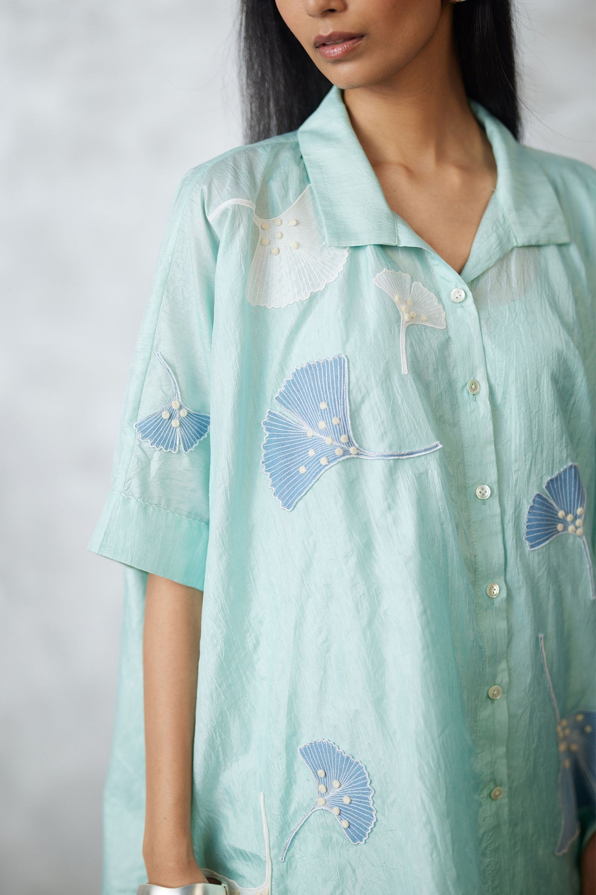 Seafoam Silk Co-ord Set