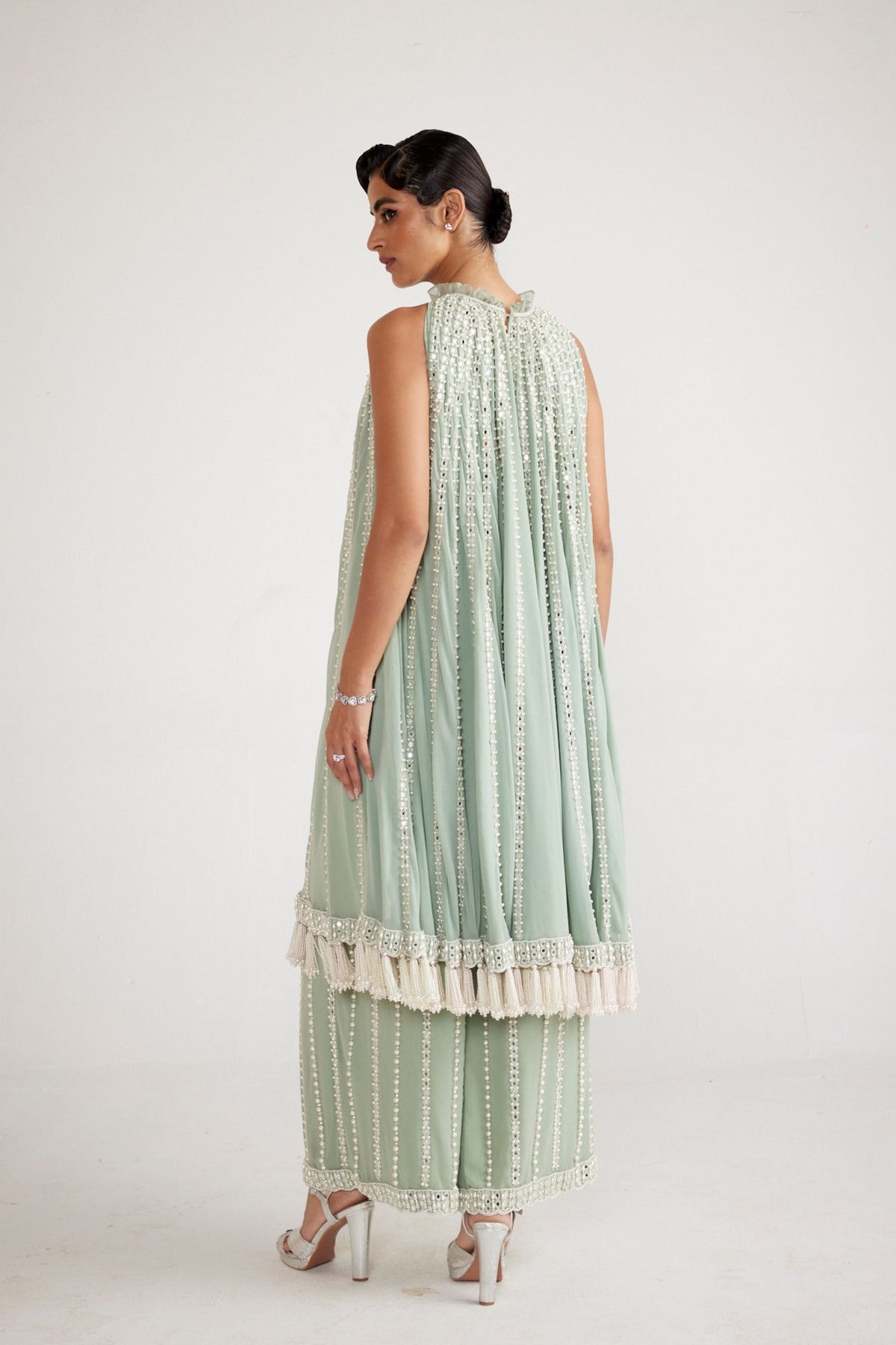 Powder Mint Green Kurta Set