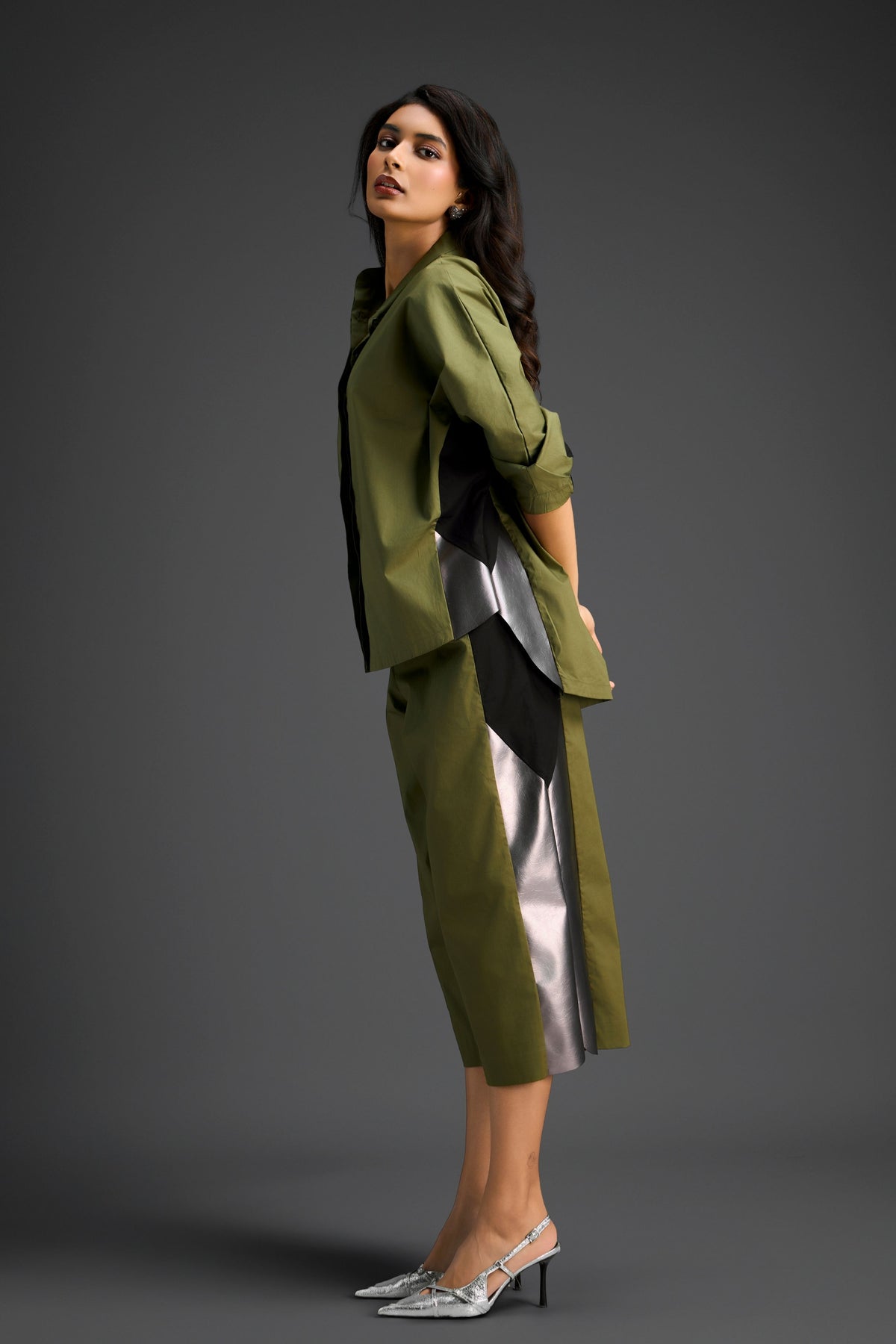 Relaxed Olive Co-ord Set