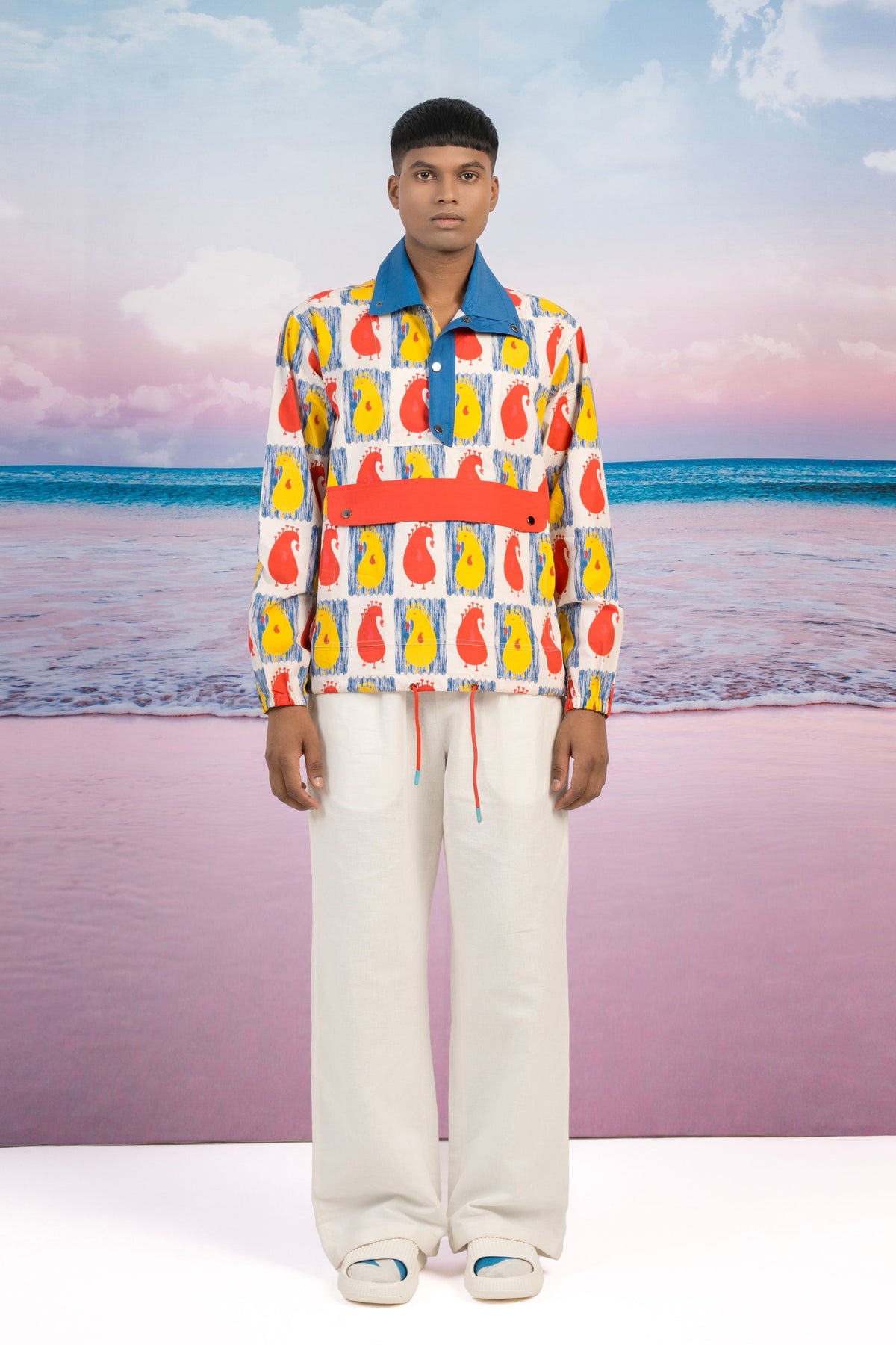 Ivory Pullover Jacket