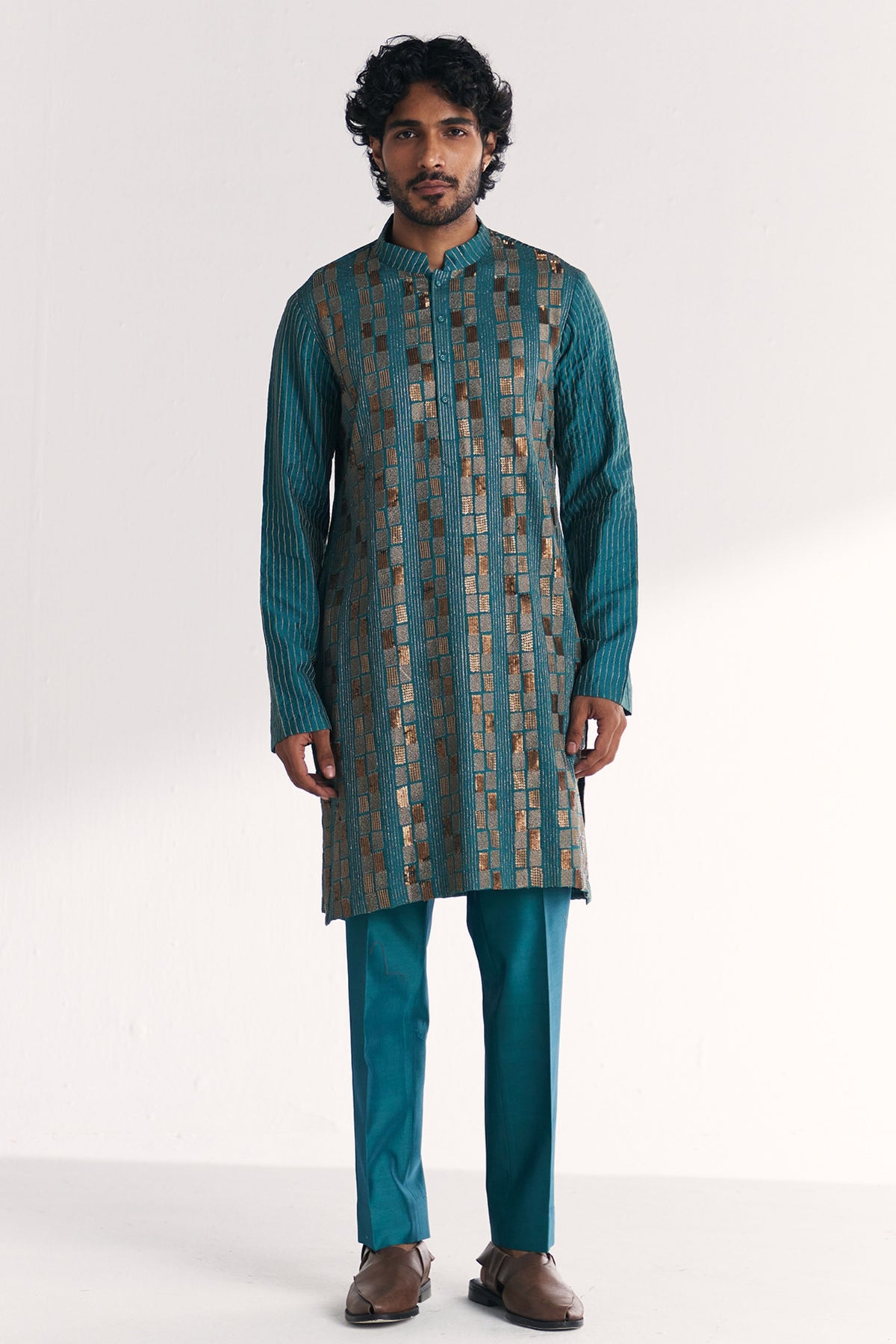 Neelesh Blue Kurta Set