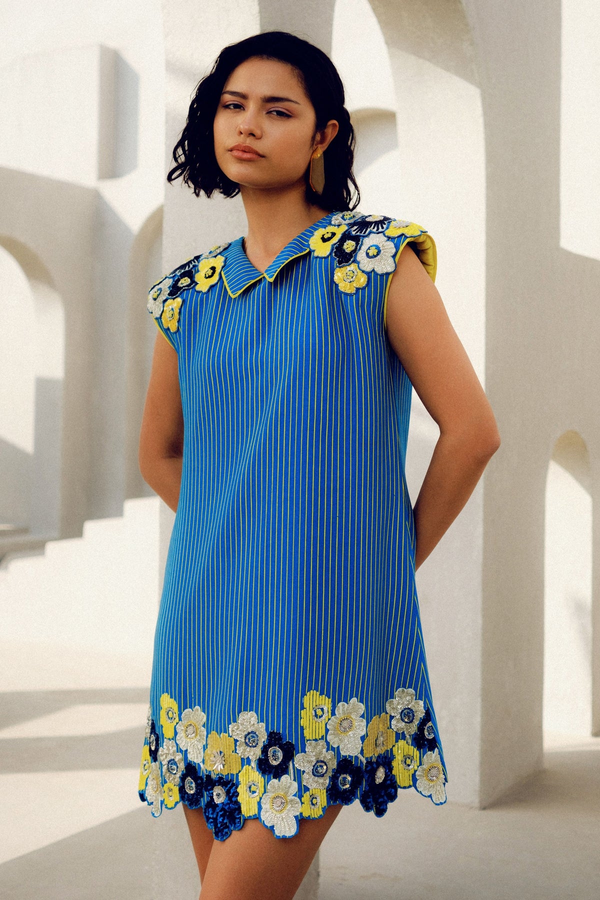Blue Caroline Power Dress