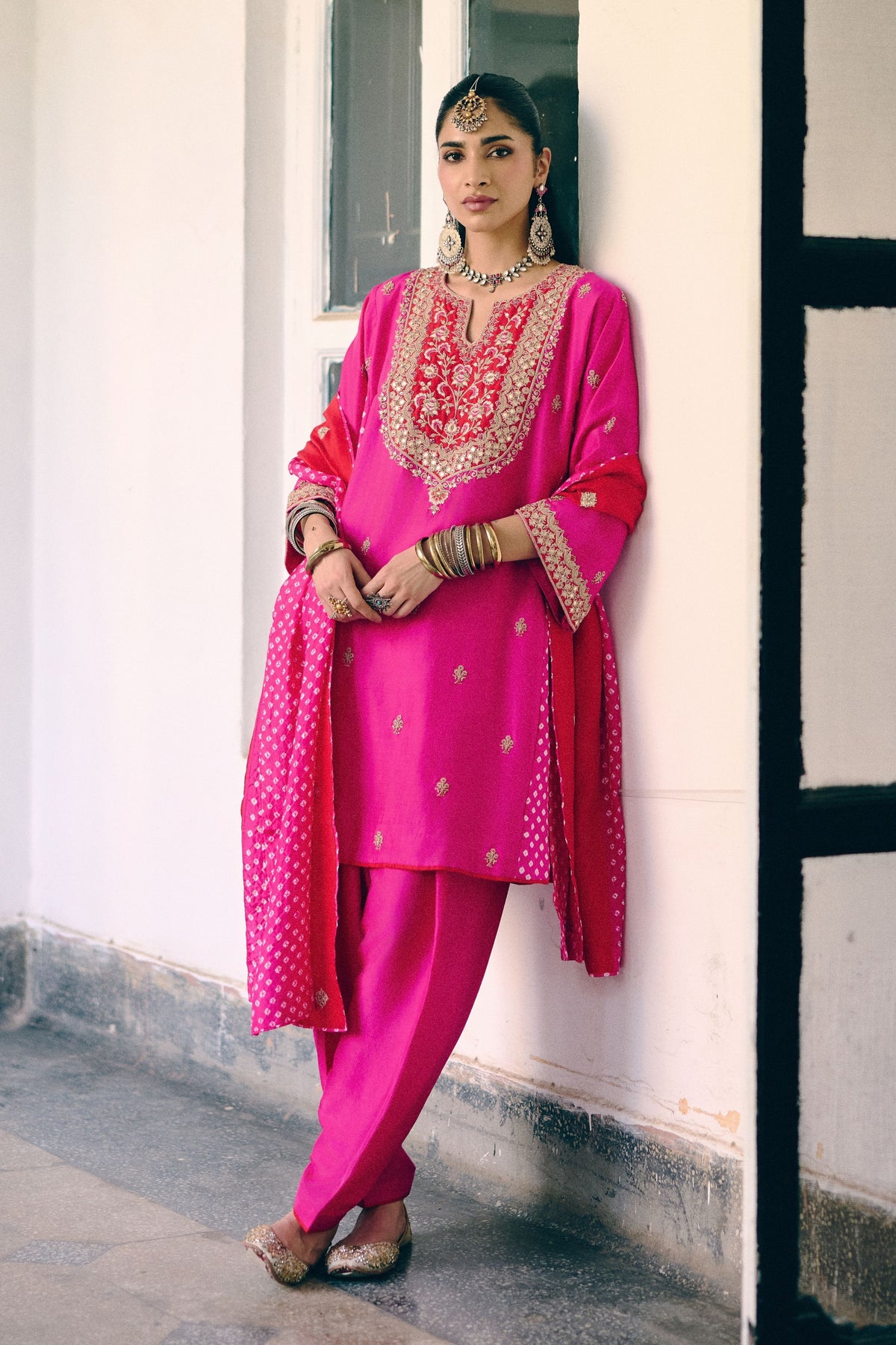 Bandhani Kurta Set